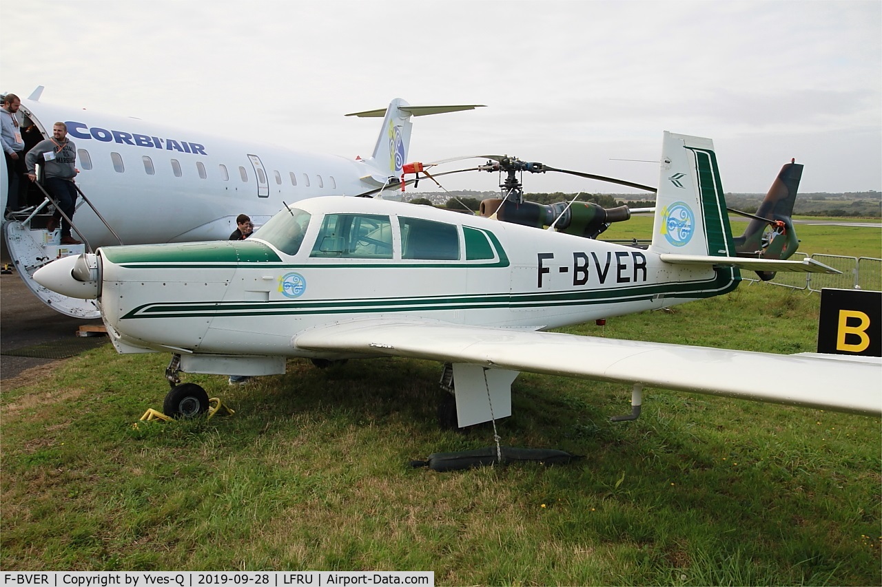 F-BVER, 1970 Mooney M20C Ranger C/N 700045, Mooney M20C Ranger, Static display, Morlaix-Ploujean airport (LFRU-MXN) air show 2019