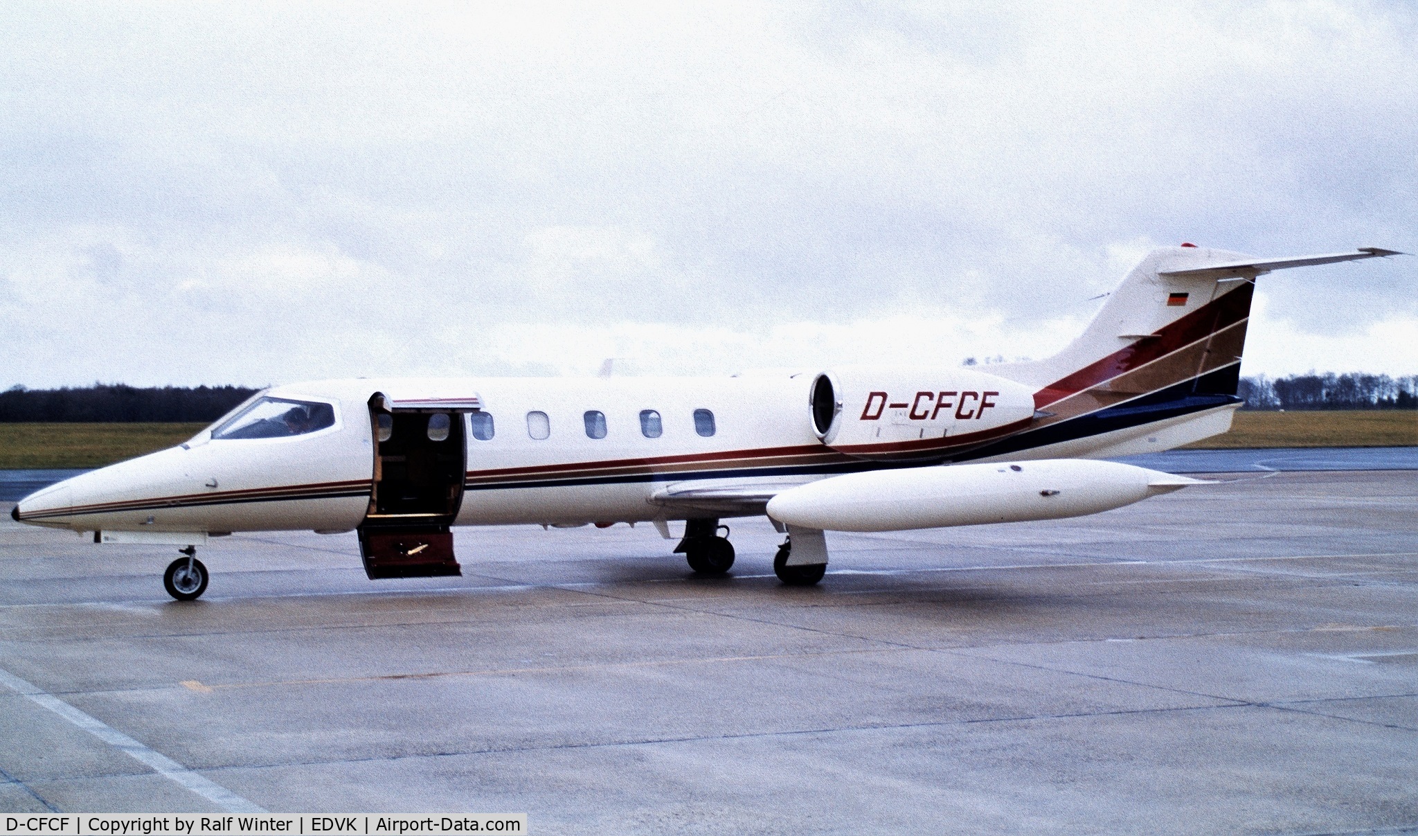 D-CFCF, 1981 Gates Learjet 35A C/N 413, Learjet 35A - SNA Senator Aviation - 35-413 - D-CFCF -1996 - EDVK