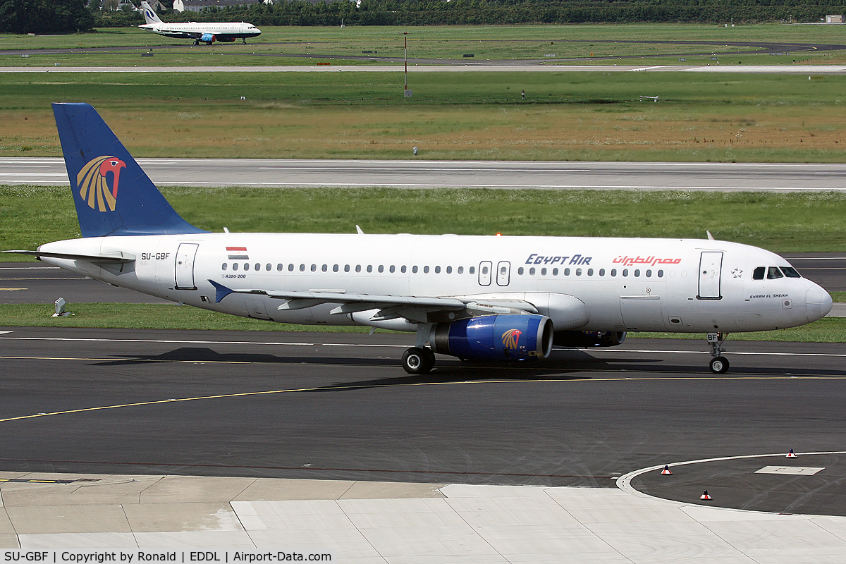 SU-GBF, 1992 Airbus A320-231 C/N 351, at dus
