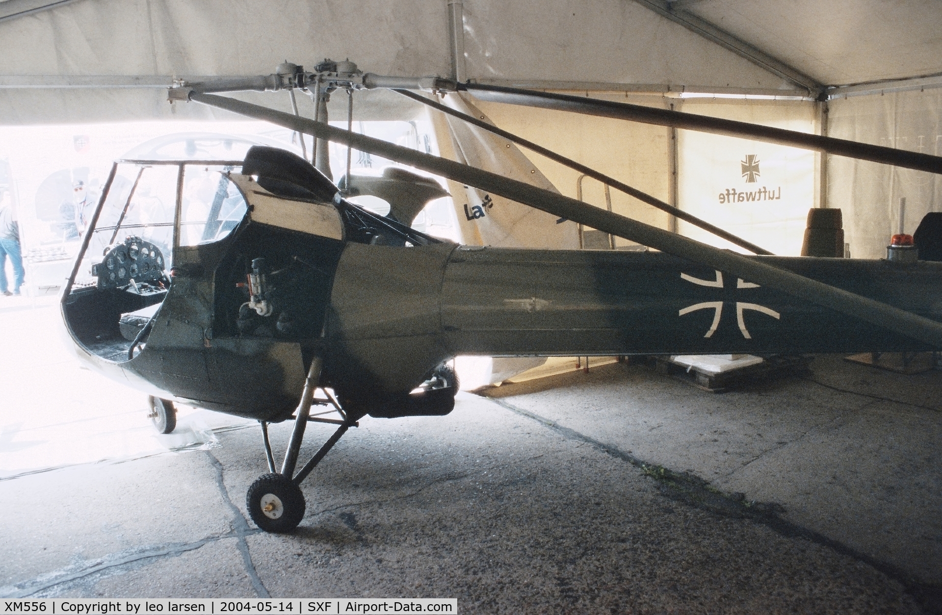 XM556, 1959 Saunders-Roe Skeeter AOP.12 C/N S2/5110, Berlin Air Show 14.5.2004