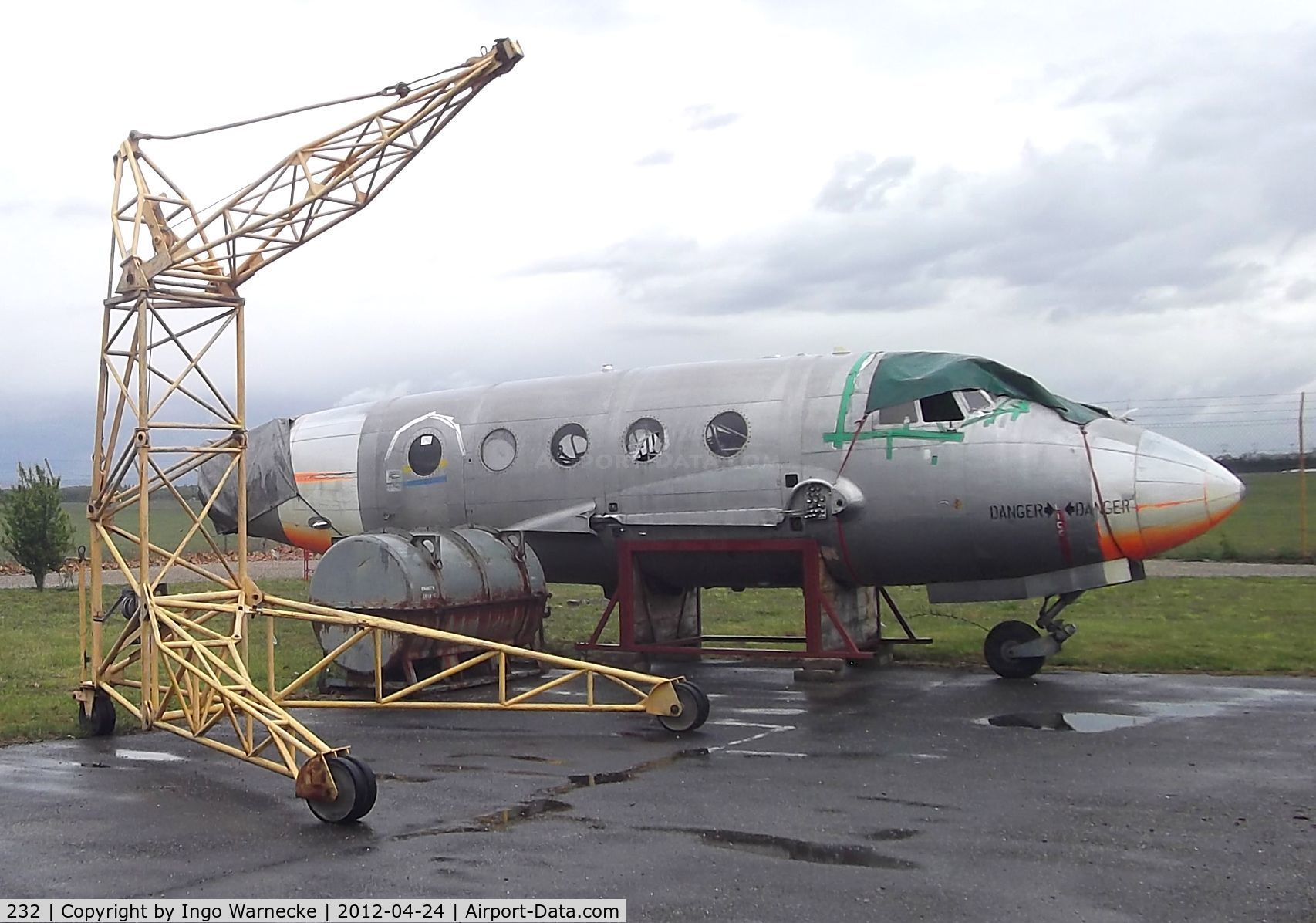 232, Dassault MD-312 Flamant C/N 232, Dassault MD.312 Flamant (minus wings and tailplane) awaiting restauration at the EALC Musee de l'Aviation Clement Ader, Lyon-Corbas