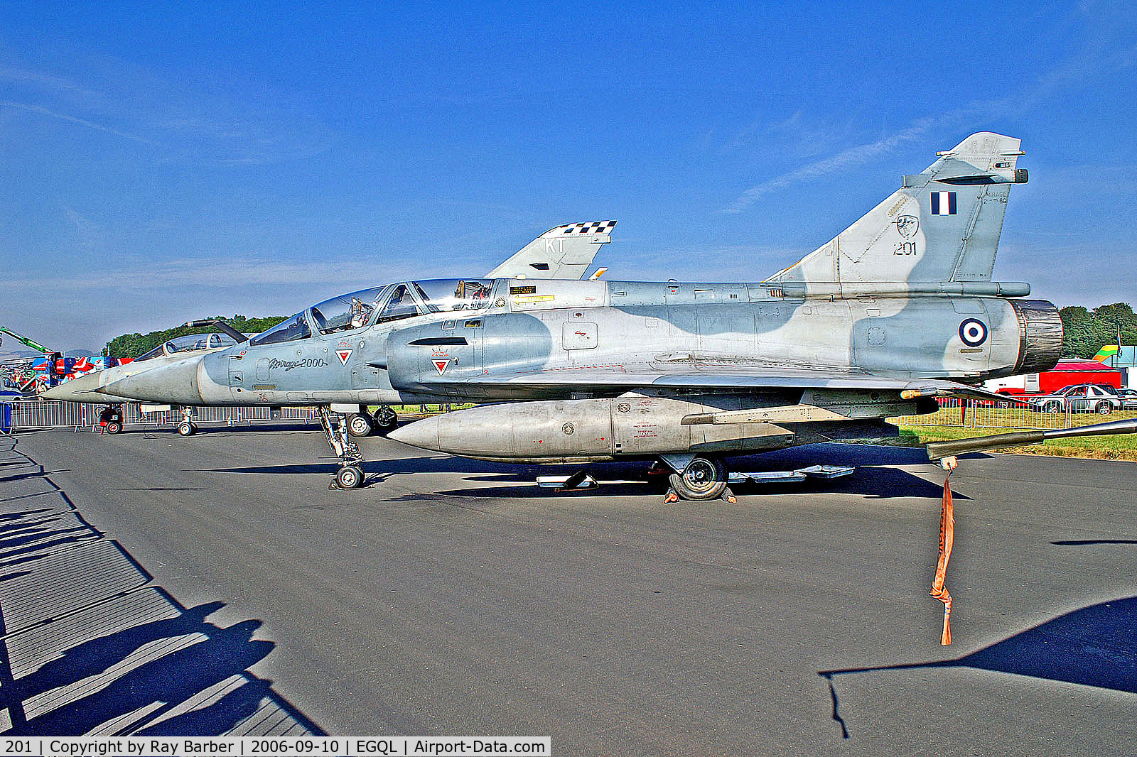 201, Dassault Mirage 2000BG C/N 77, 201   Dassault Mirage 2000BG [77] (Greek Air Force) RAF Leuchars~G 10/09/2006