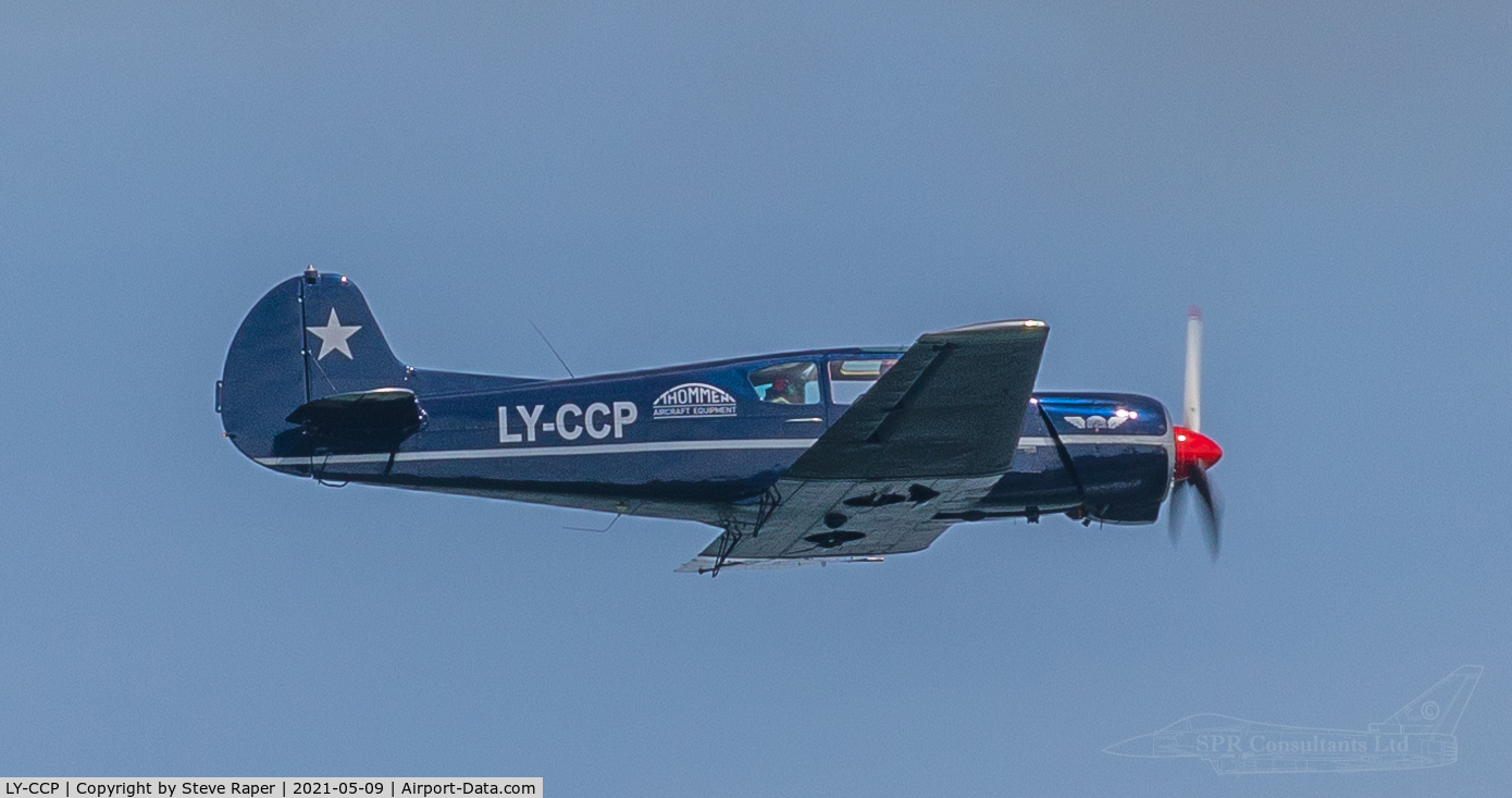 LY-CCP, 1981 Yakovlev Yak-18T C/N 22202044623, Sunny day flight past Bempton Cliffs
