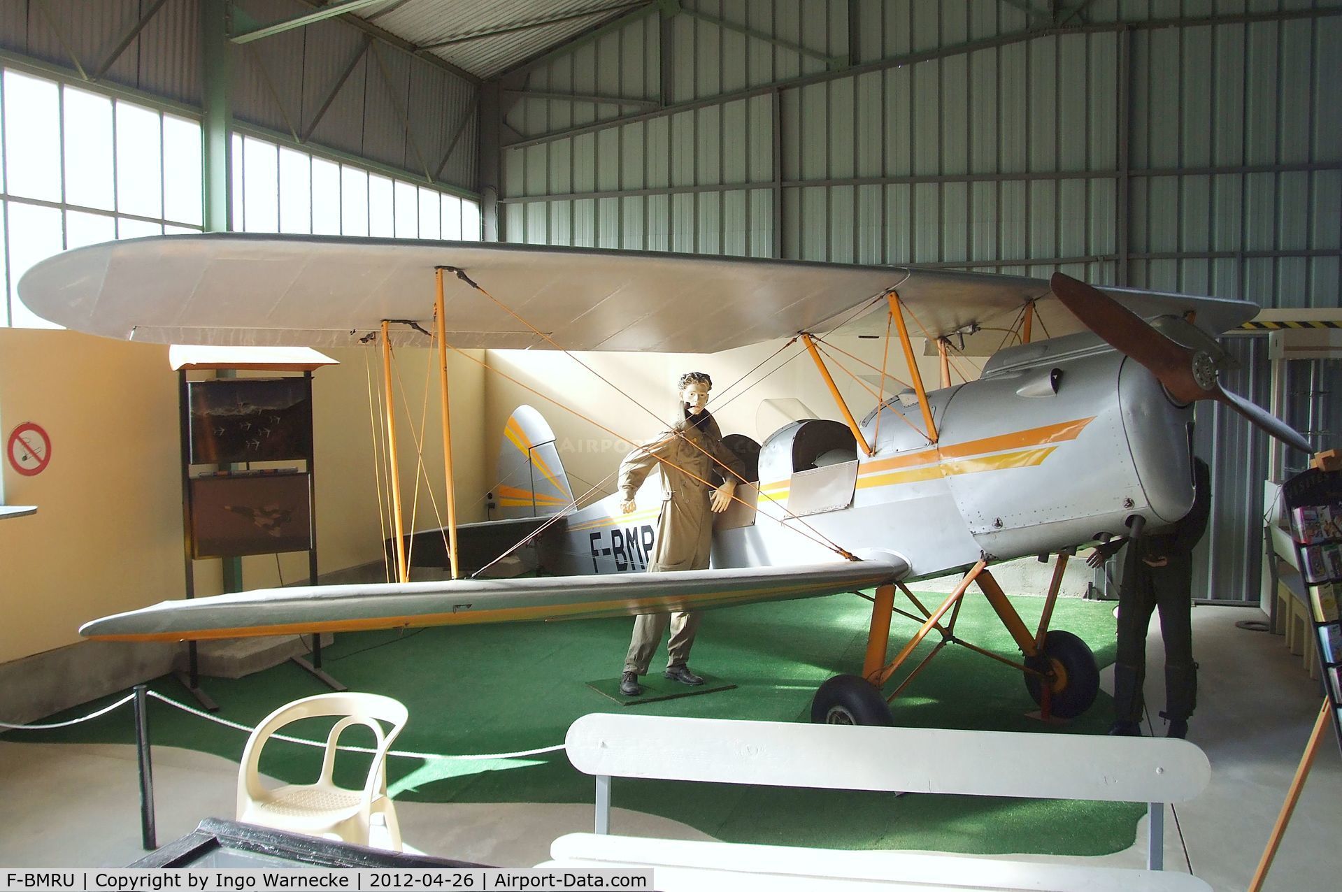 F-BMRU, Stampe-Vertongen SV-4C C/N 643, Stampe-Vertongen SV-4C at the Musée Européen de l'Aviation de Chasse, Montelimar Ancone airfield