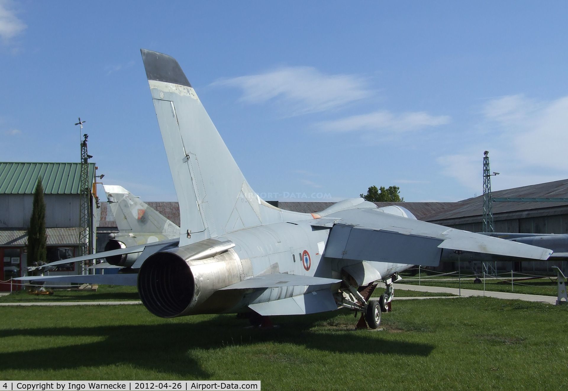 4, Vought F-8E(FN) Crusader C/N 1216, Vought F-8E(FN) Crusader at the Musée Européen de l'Aviation de Chasse, Montelimar Ancone airfield