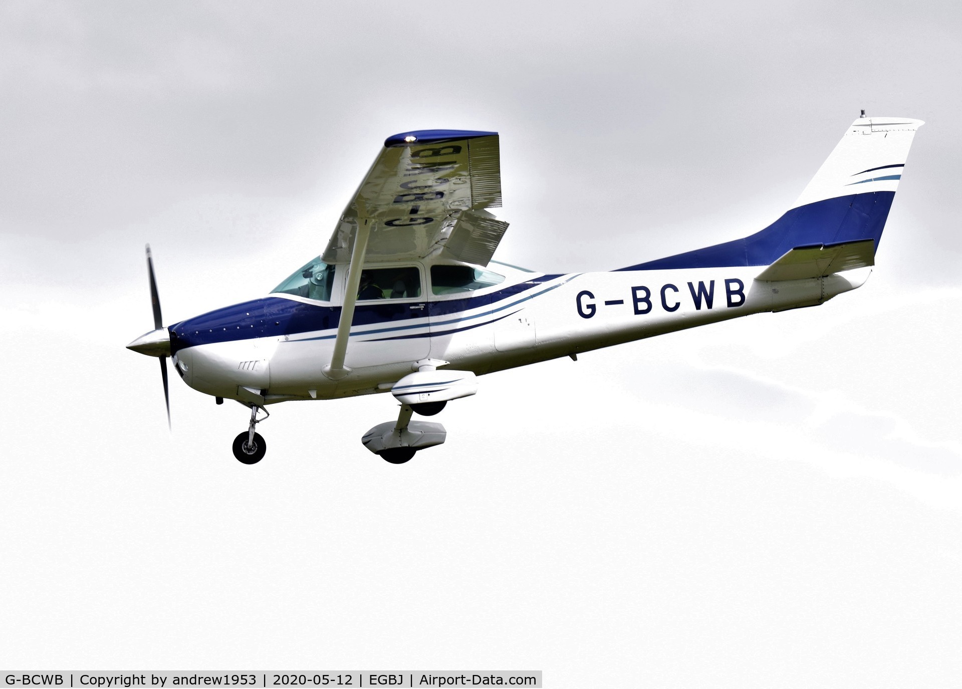 G-BCWB, 1975 Cessna 182P Skylane C/N 182-63566, G-BCWB at Gloucestershire Airport.