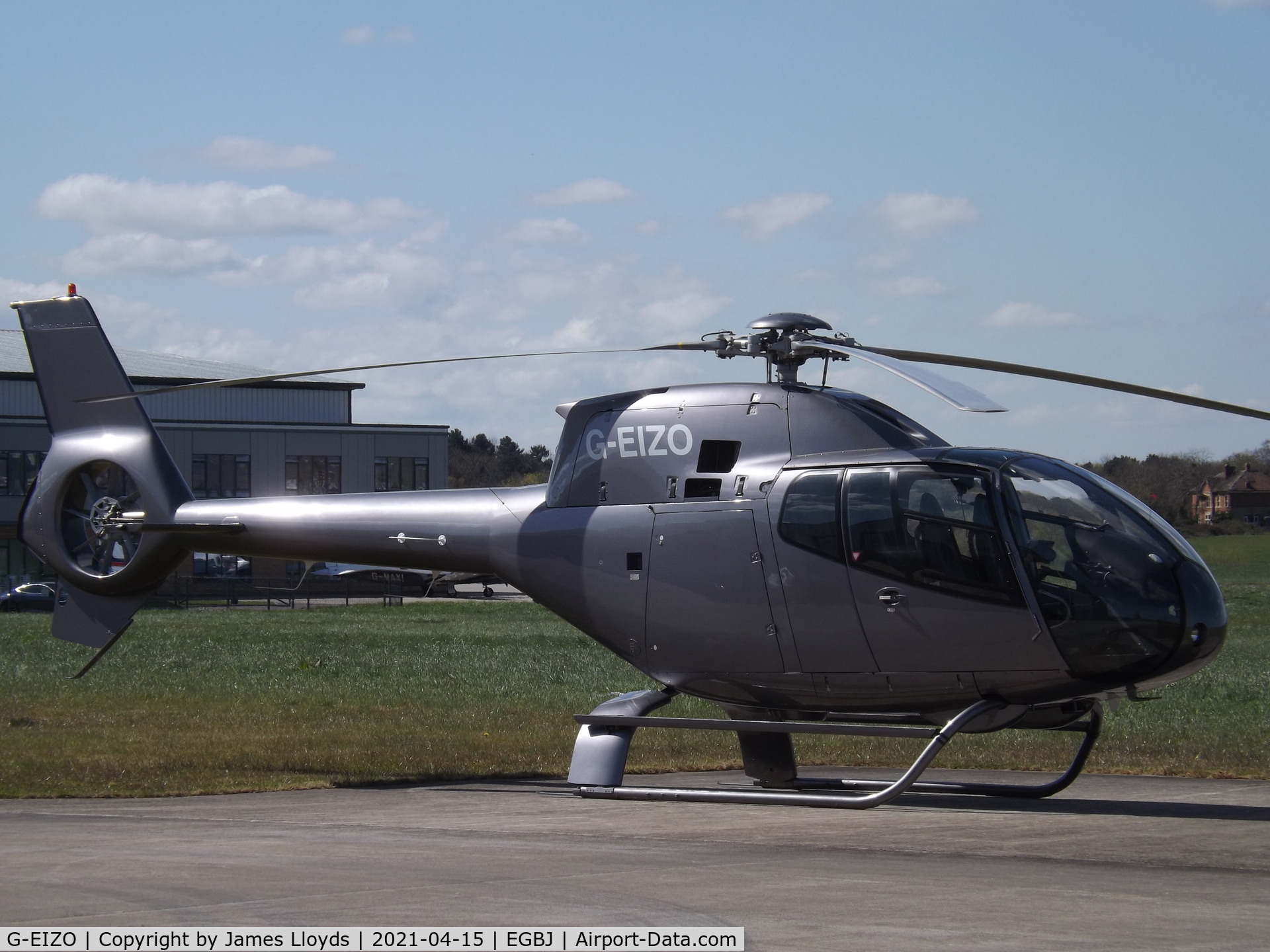 G-EIZO, 2000 Eurocopter EC-120B Colibri C/N 1120, Parked at Gloucestershire Airport.