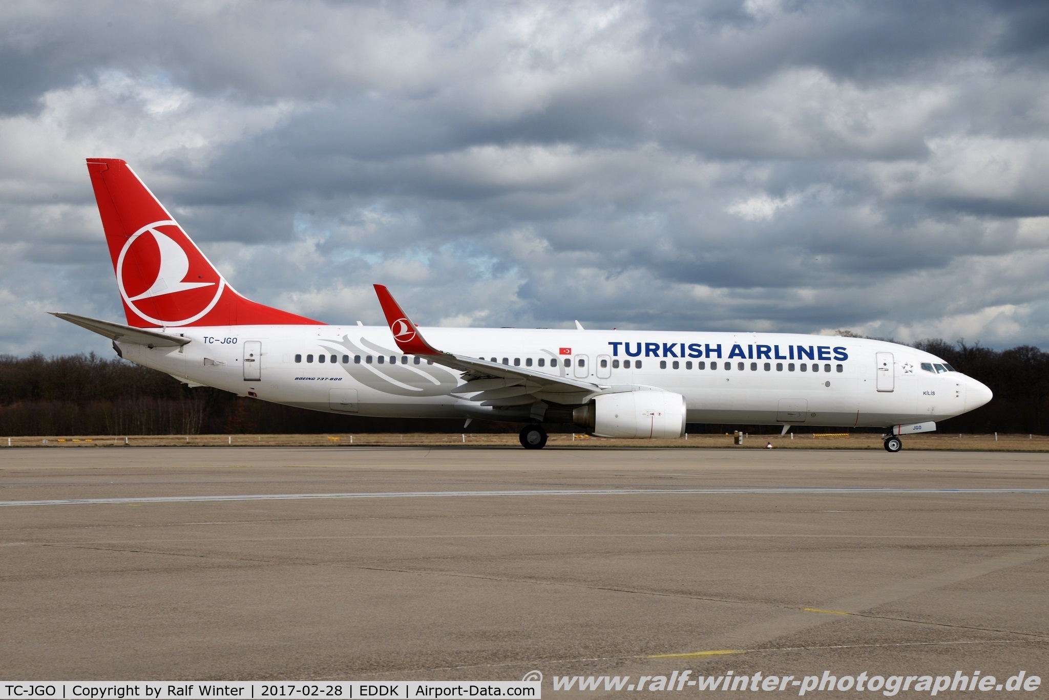 TC-JGO, 2006 Boeing 737-8F2 C/N 34413, Boeing 737-8F2(W) - TK THY Turkish Airlines 'Kilis' - 34413 - TC-JGO - 28.02.2017 - CGN