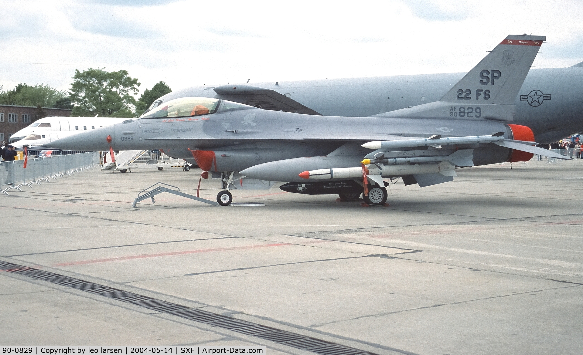 90-0829, 1990 General Dynamics F-16CJ C/N CC-29, Berlin ILA 14.5.2004