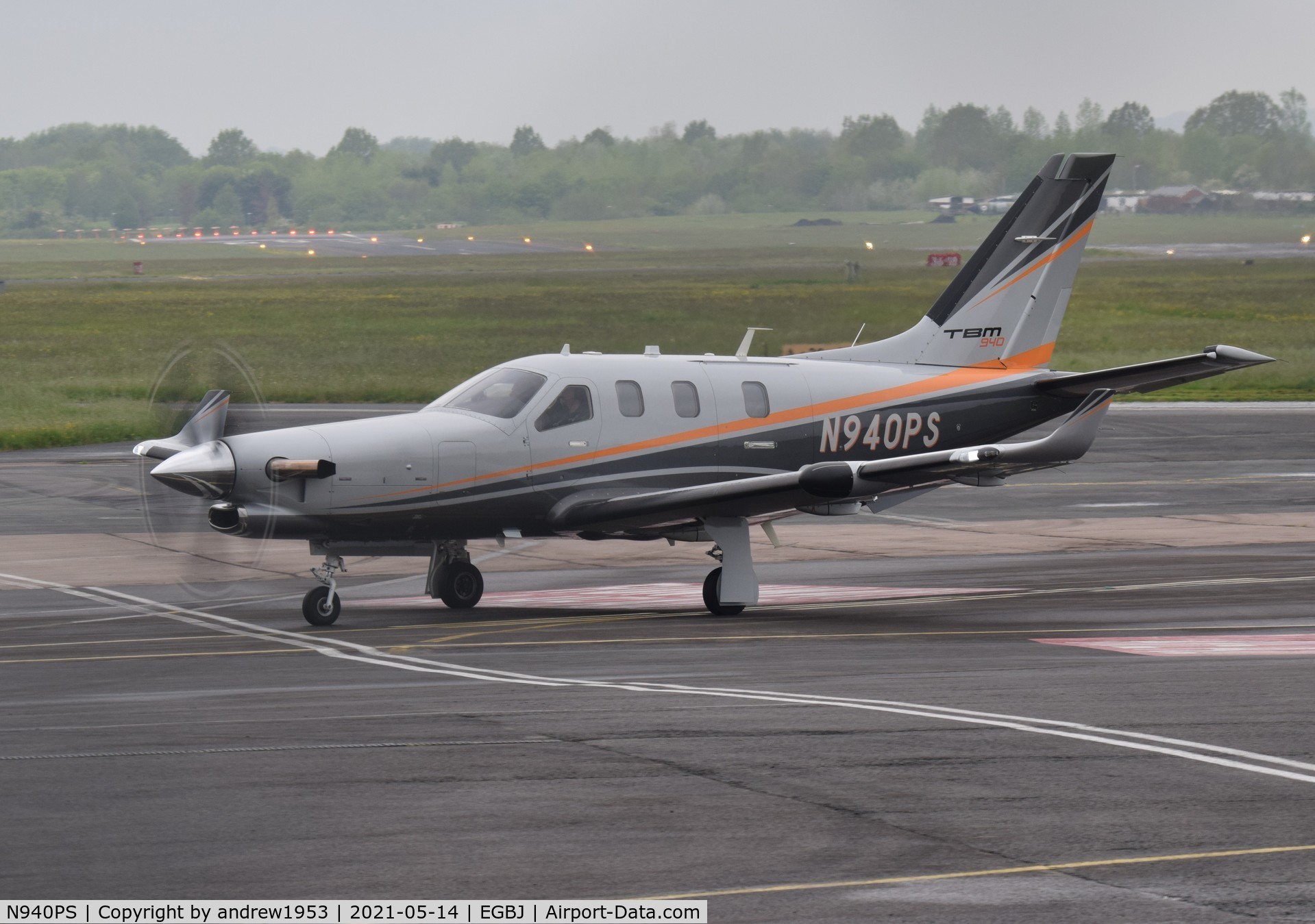 N940PS, 2019 Daher TBM-940 C/N 1281, N940PS at Gloucestershire Airport.