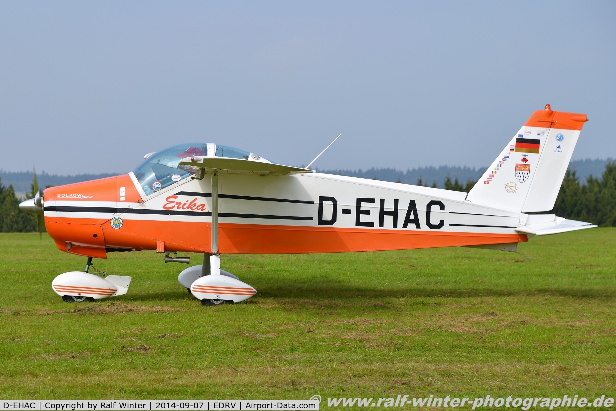 D-EHAC, 1969 Bolkow Bo-208C Junior C/N 709, Bolkow Bo208C Junior - Private - 709 - D-EHAC - 07.09.2014 - EDRV