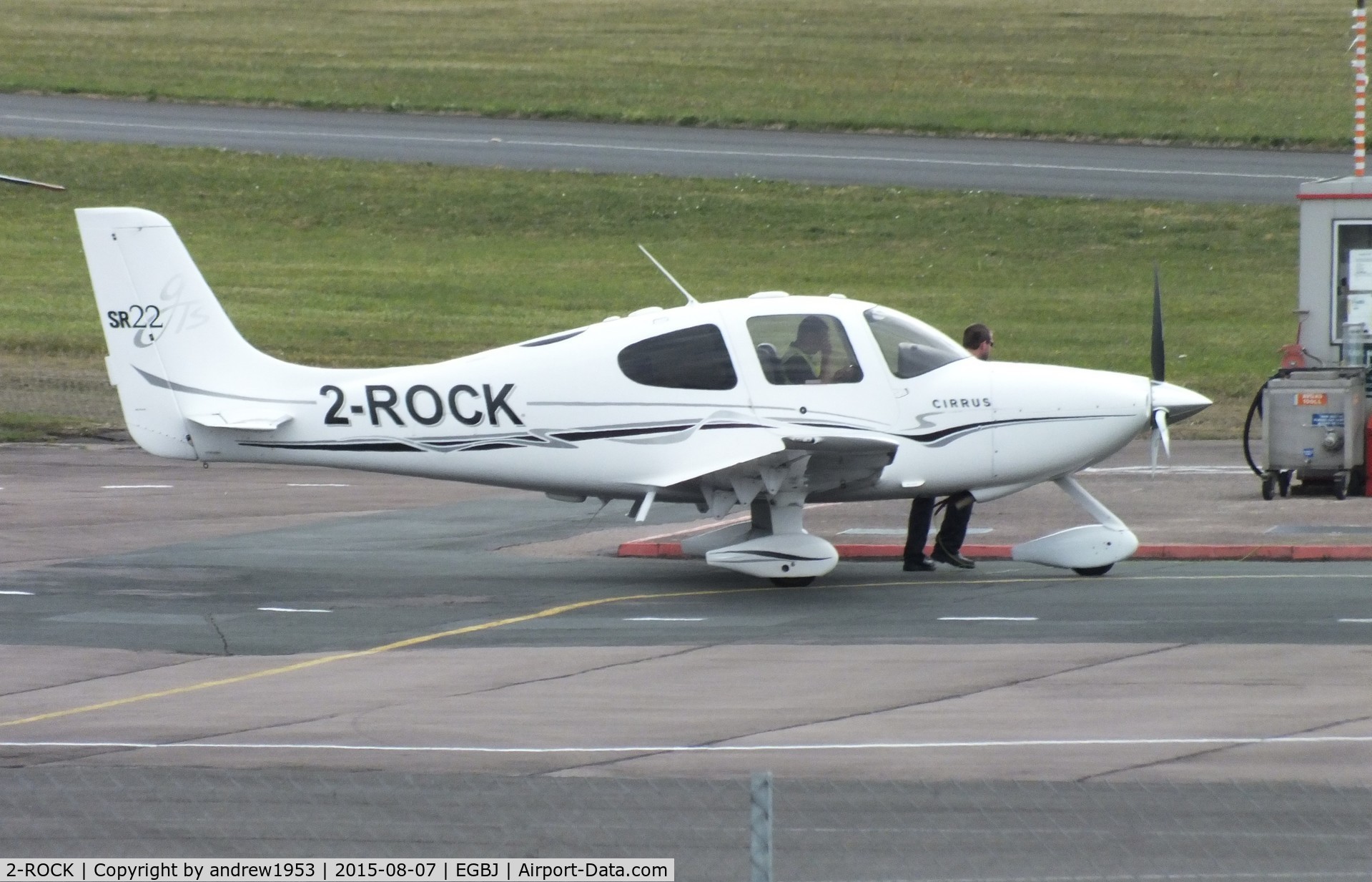 2-ROCK, 2005 Cirrus SR22 GTS C/N 1313, 2-ROCK at Gloucestershire Airport.