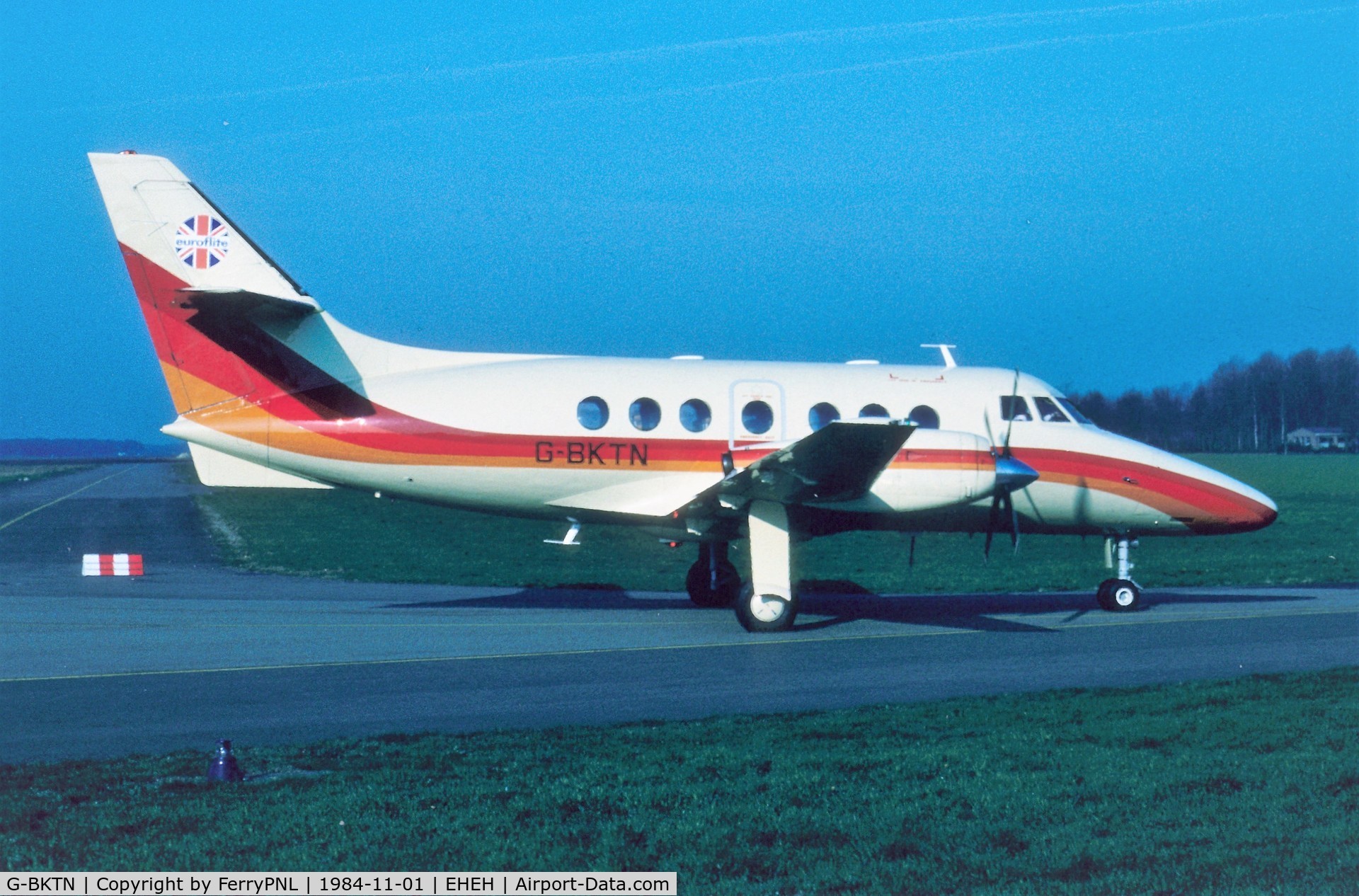 G-BKTN, 1983 British Aerospace BAe-3102 Jetstream 31 C/N 612, McAlpine's  BAe31 shuttle service early 80's