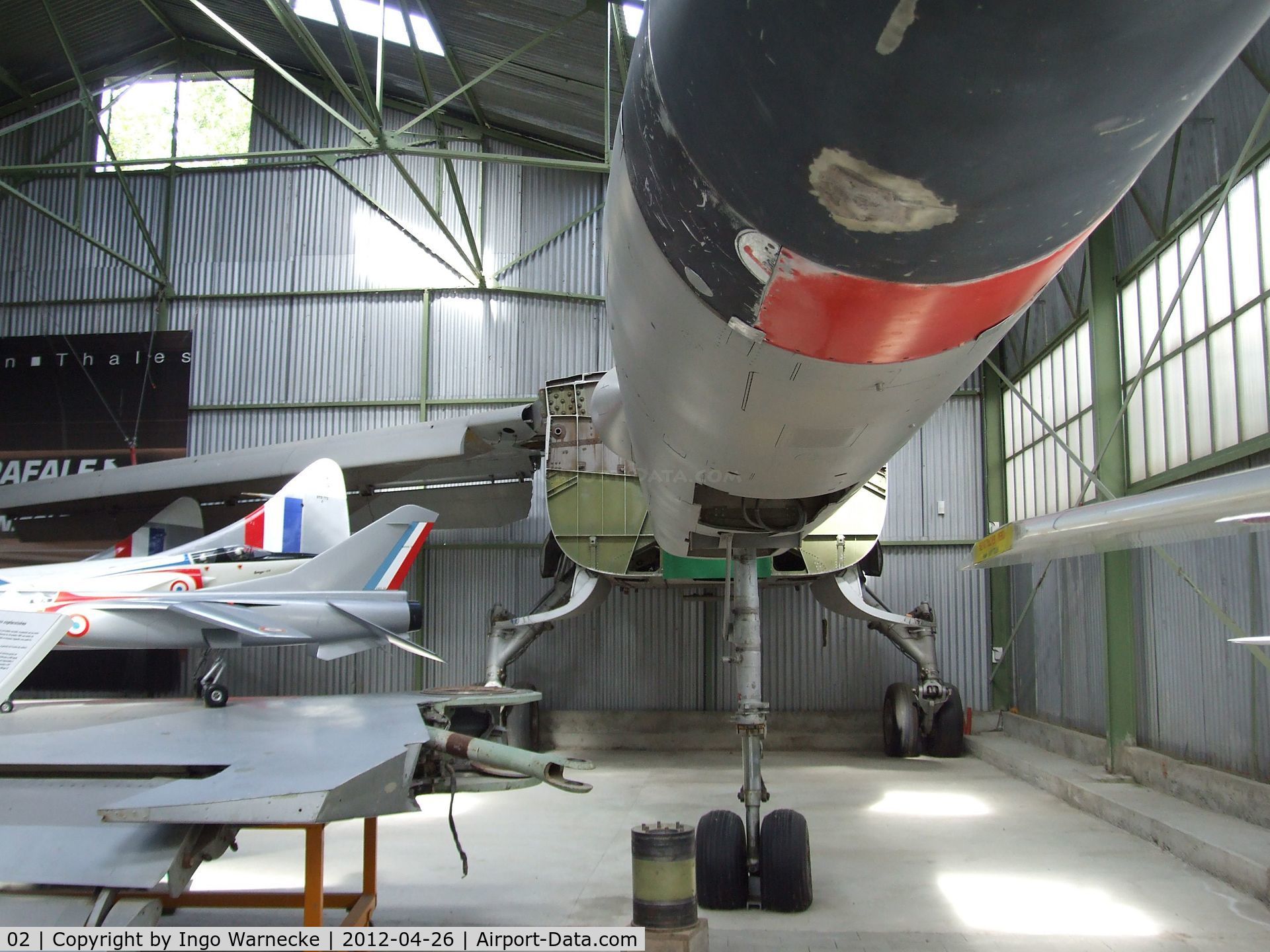 02, 1972 Dassault Mirage G8 C/N 02, Dassault Mirage G8-02 (only front and center fuselage and one wing) at the Musée Européen de l'Aviation de Chasse, Montelimar Ancone airfield