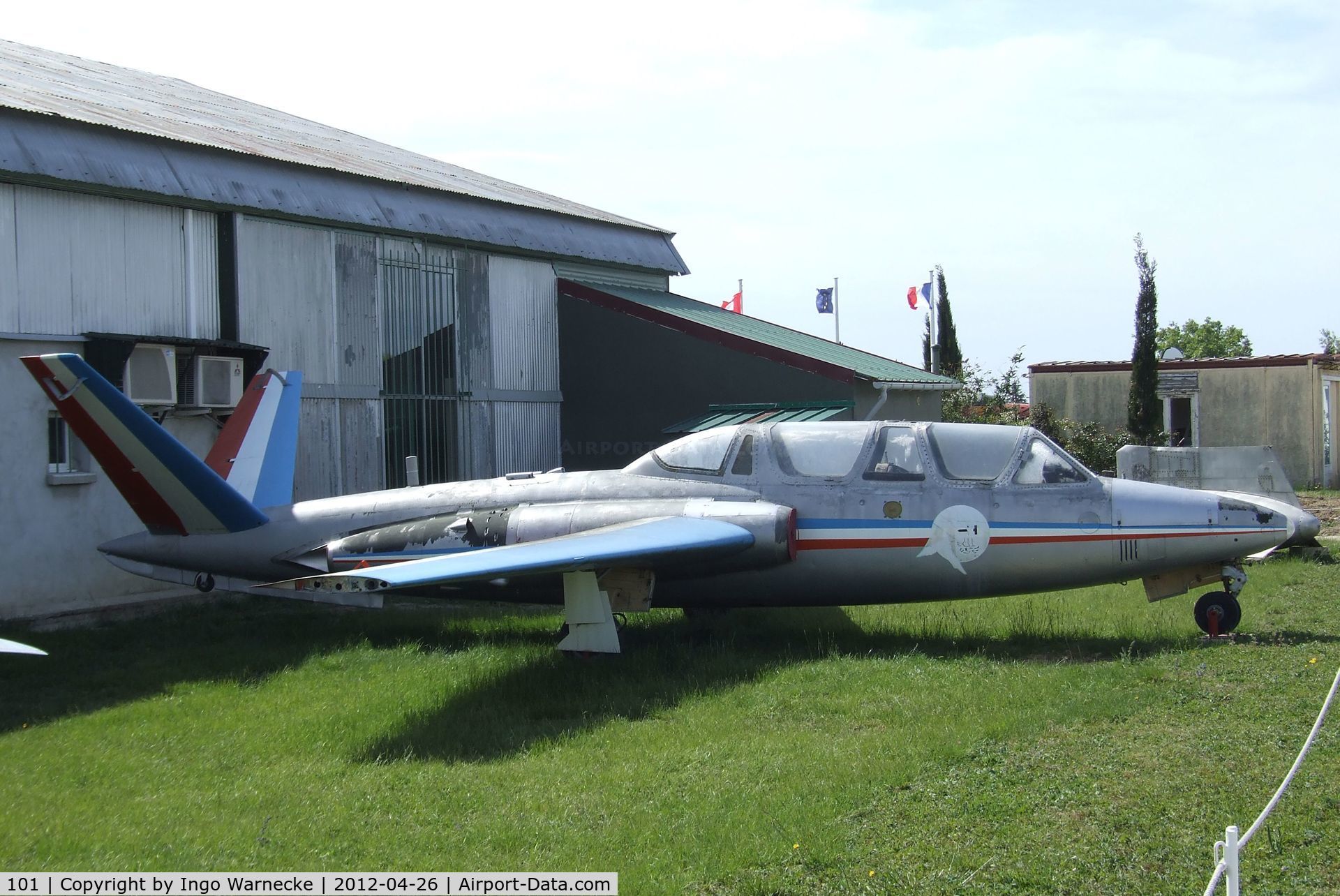 101, Fouga CM-170 Magister C/N 101, Fouga CM.170 Magister at the Musée Européen de l'Aviation de Chasse, Montelimar Ancone airfield