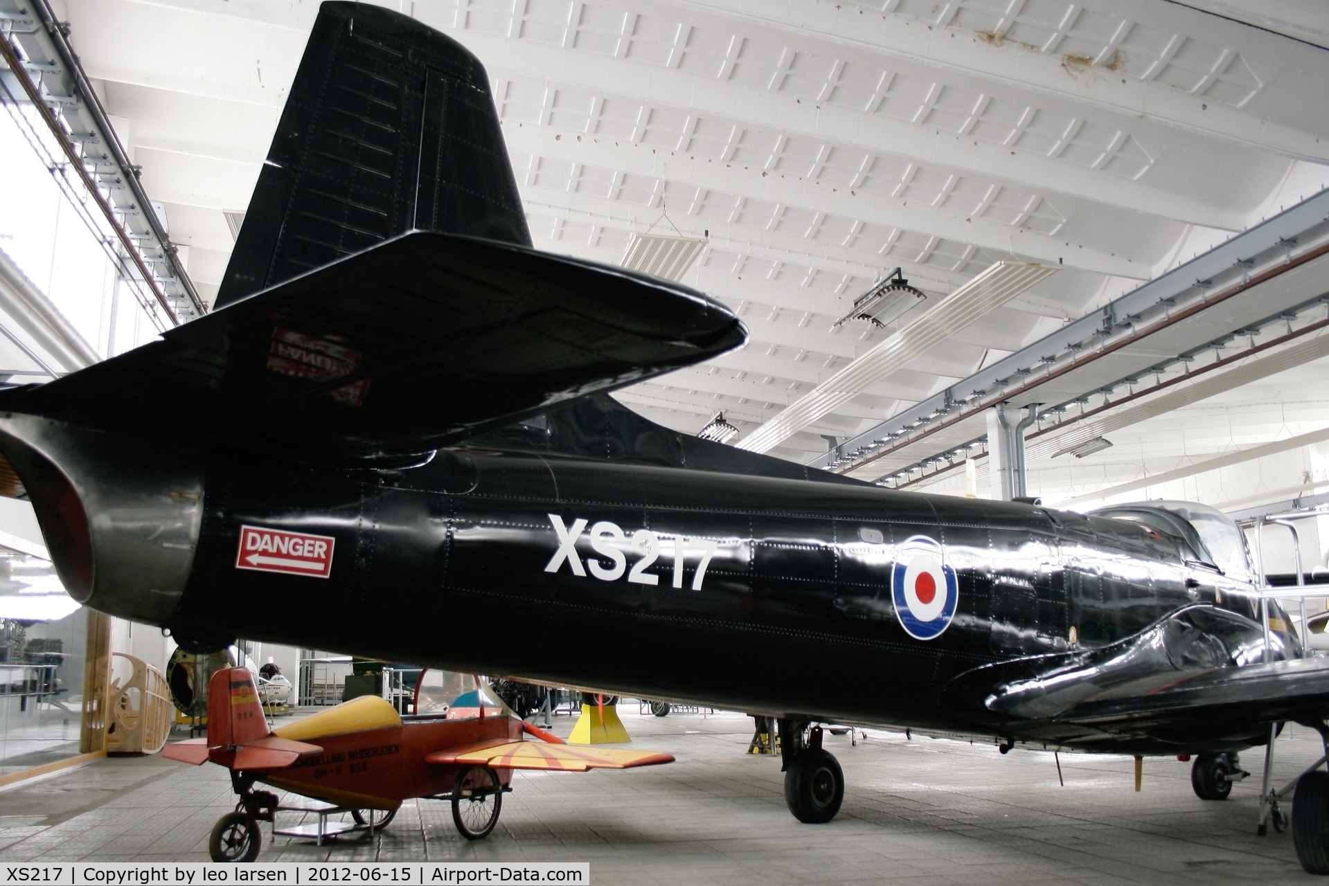 XS217, 1964 BAC P-84 Jet Provost T.4 C/N PAC/W/23894, Wernigerode Museum 15.6.2012