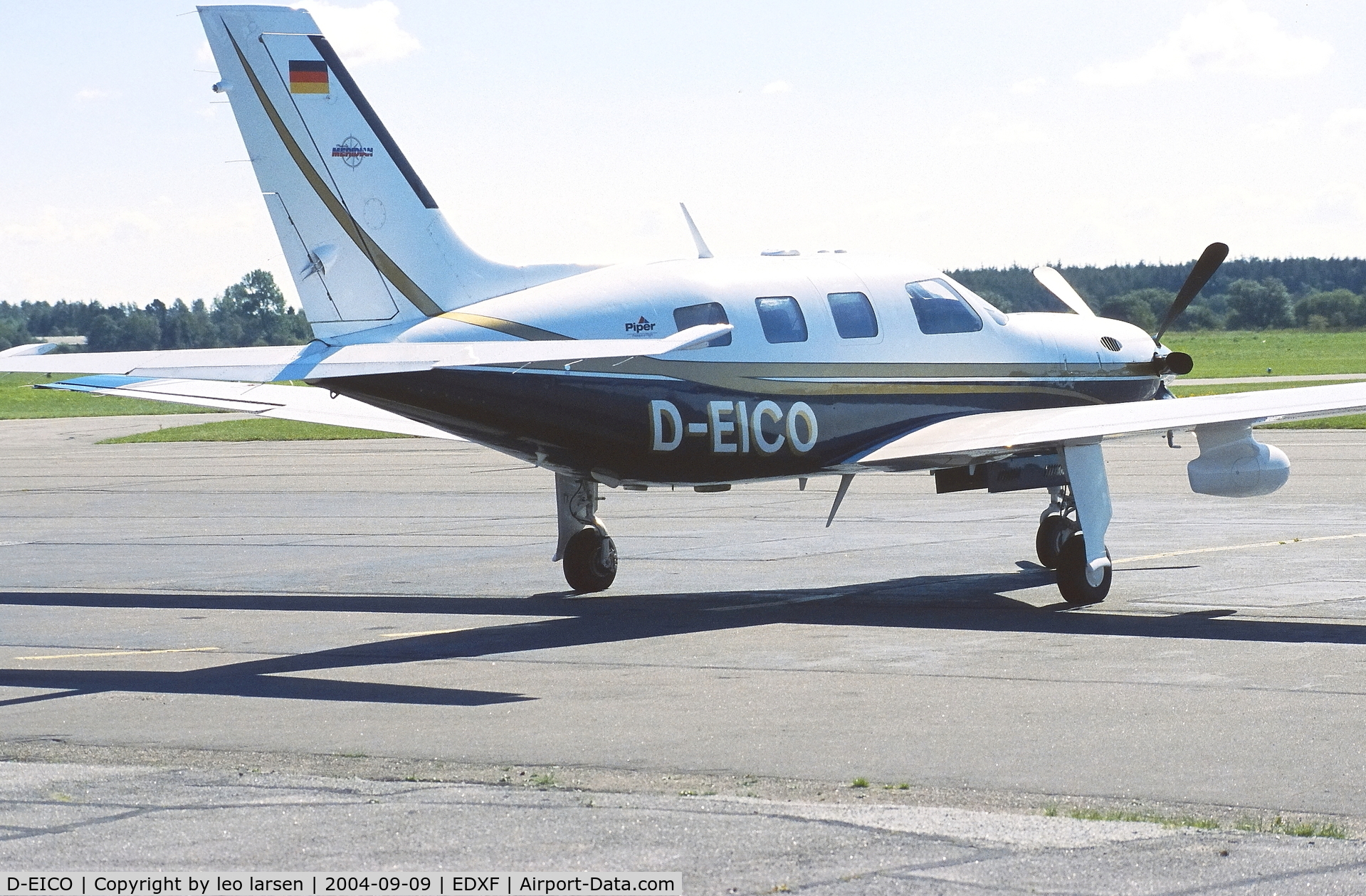 D-EICO, 2001 Piper PA-46-500TP Malibu Meridian C/N 4697125, Flensborg 8.9.2004