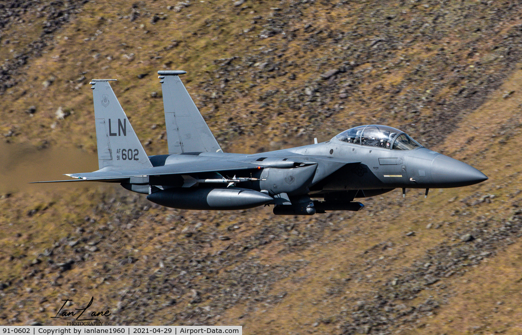 91-0602, 1991 McDonnell Douglas F-15E Strike Eagle C/N 1245/E203, LFA17