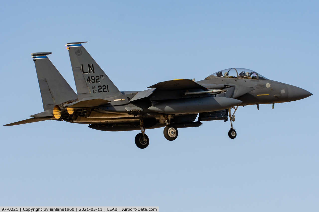 97-0221, 1997 McDonnell Douglas F-15E Strike Eagle C/N 1359/E220, TLP2019