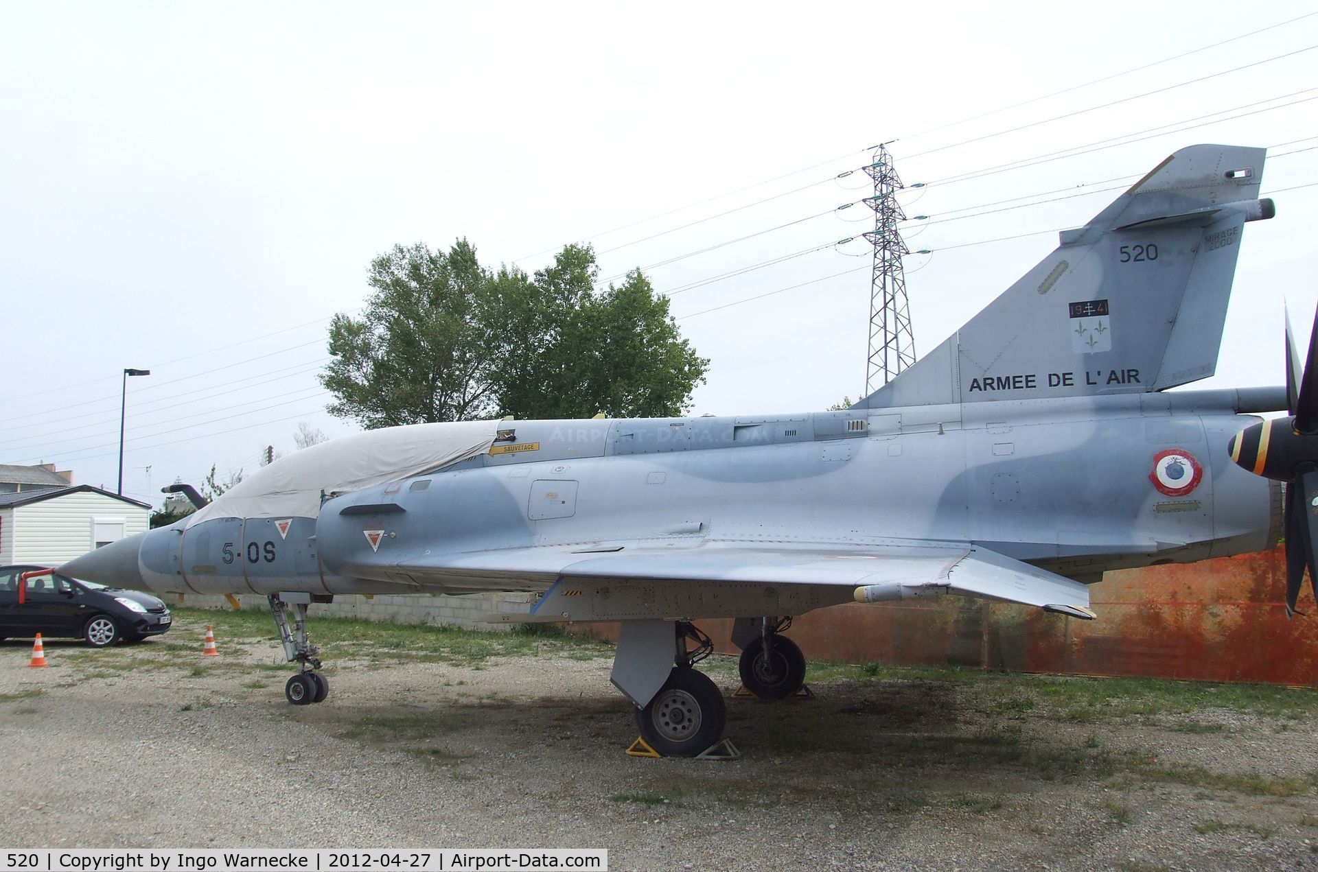 520, Dassault Mirage 2000B C/N 247, Dassault Mirage 2000B at the Musee Aeronautique, Orange