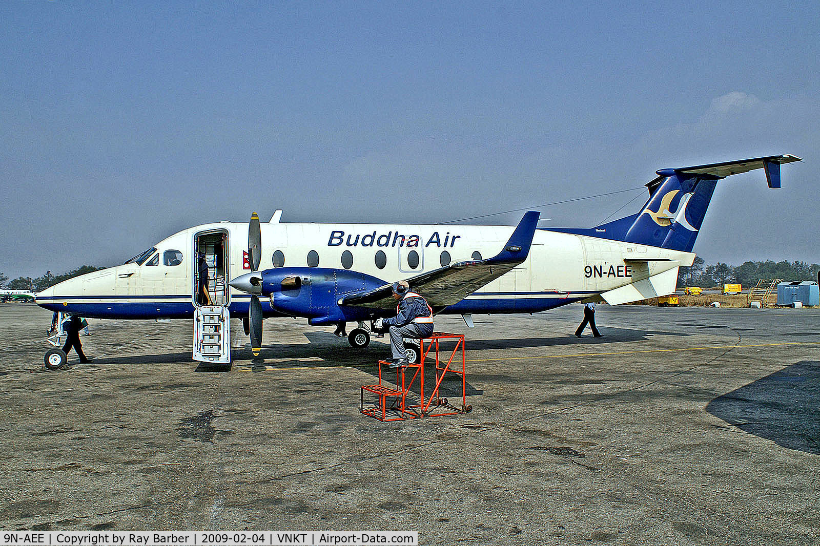 9N-AEE, 1997 Beech 1900D C/N UE-286, 9N-AEE   Beech 1900D [UE-286] (Buddha Air Kathmandu-Tribhuvan Int'l~9N 04/02/2009