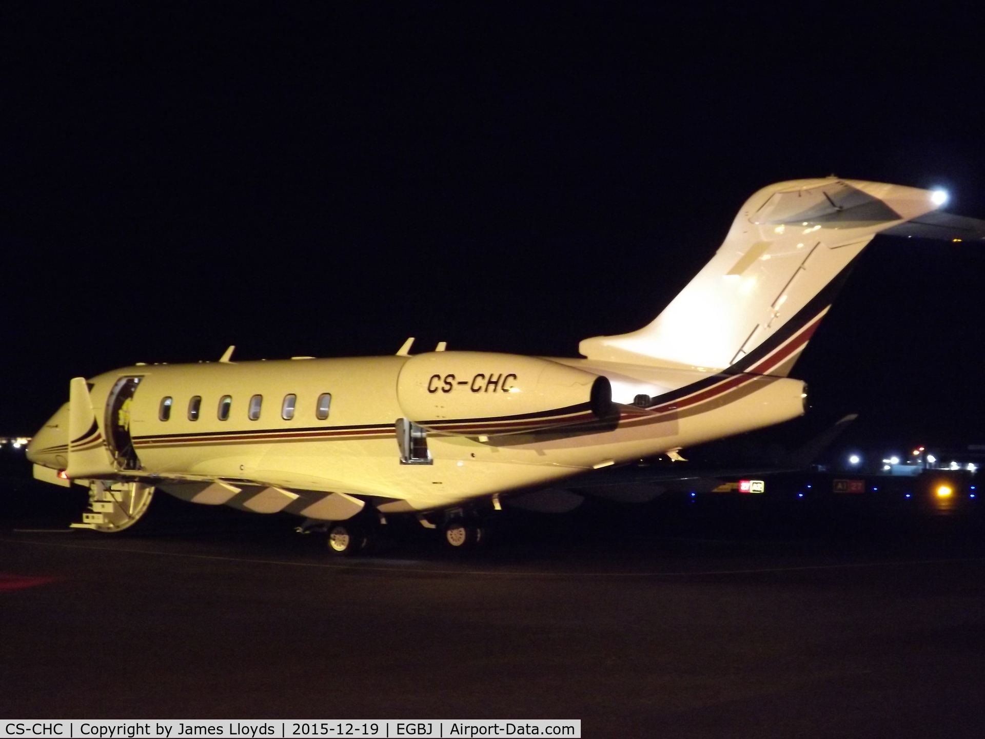 CS-CHC, 2015 Bombardier Challenger 350 (BD-100-1A10) C/N 20572, At Gloucestershire Airport.