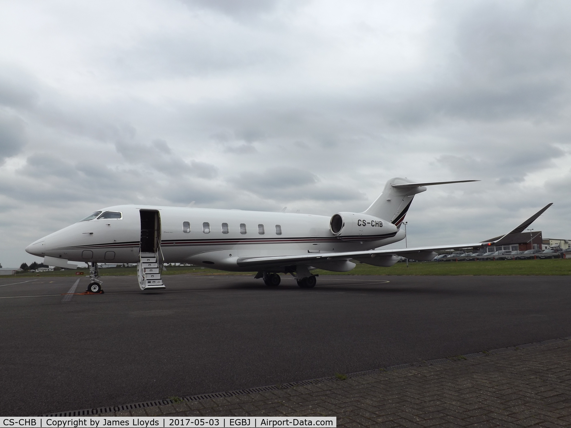 CS-CHB, 2015 Bombardier Challenger 350 (BD-100-1A10) C/N 20553, At Gloucestershire Airport.