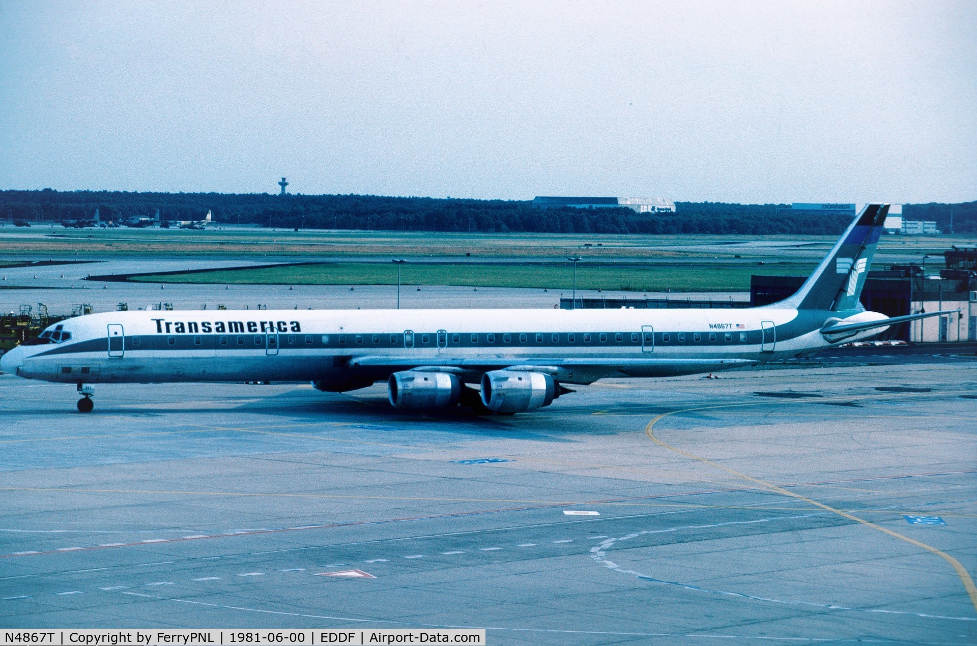 N4867T, Douglas DC-8-63CF C/N 46090, Transamerica DC-8-73