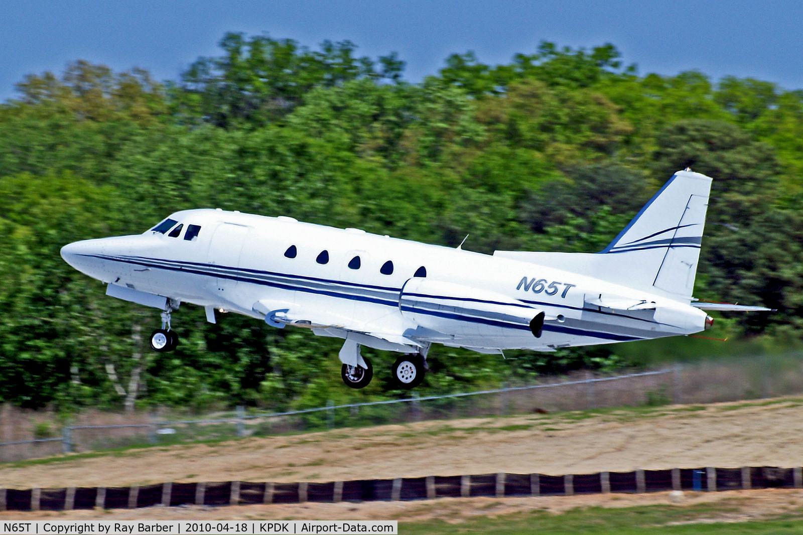 N65T, 1980 Rockwell International NA-265-65 Sabreliner 65 C/N 465-43, N65T   Rockwell NA-265--65 Sabreliner [465-43] Atlanta-Dekalb Peachtree~N 18/04/2010