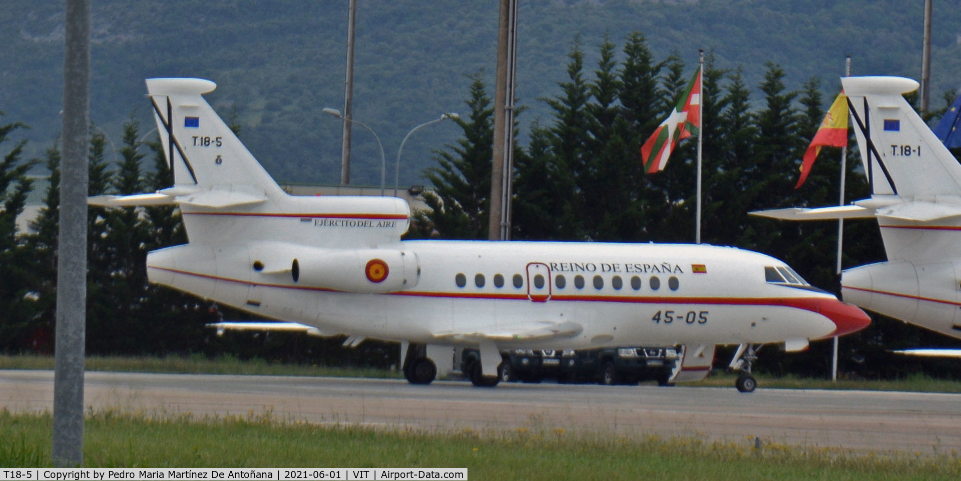 T18-5, 1989 Dassault Falcon 900 C/N 73, Aeropuerto de Foronda - Vitoria-Gasteiz - Euskadi - España