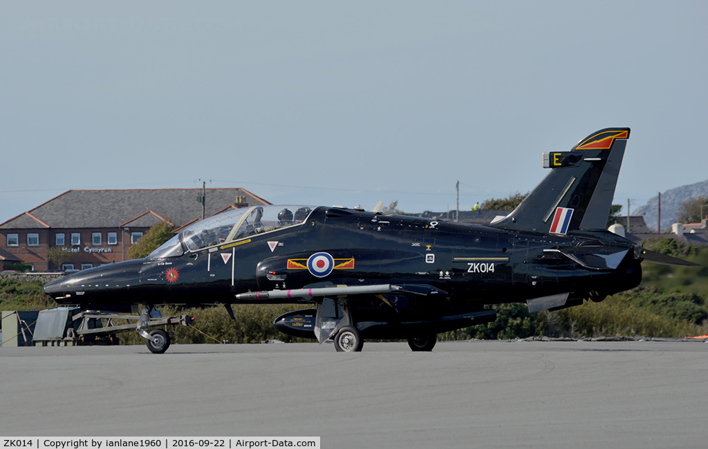 ZK014, 2008 British Aerospace Hawk T2 C/N RT005/1243, 4 Squadron RAF Valley