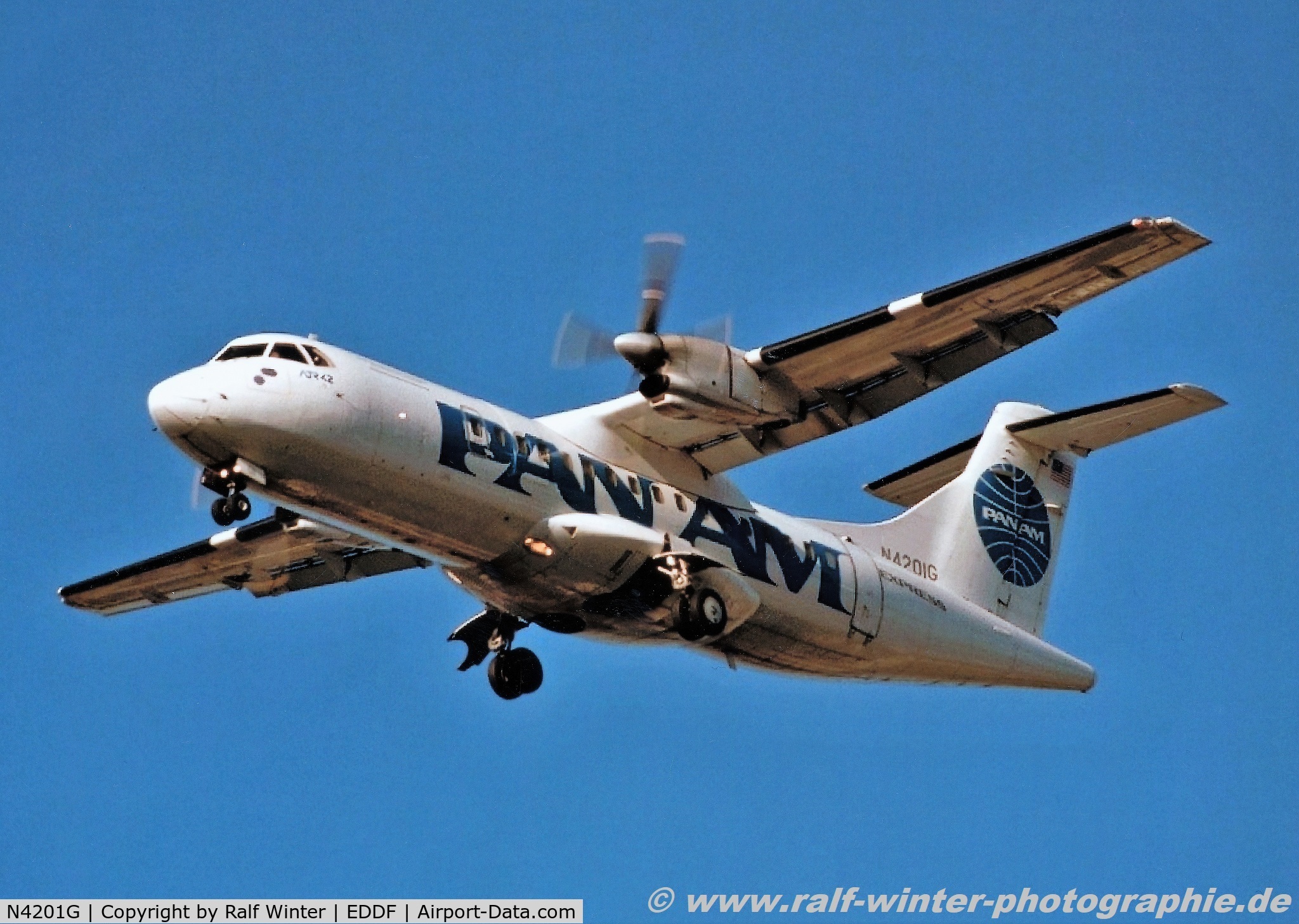 N4201G, 1987 ATR 42-300 C/N 048, ATR 42-300 - RZ PXX Pan Am Express - 048 - N4201G - FRA