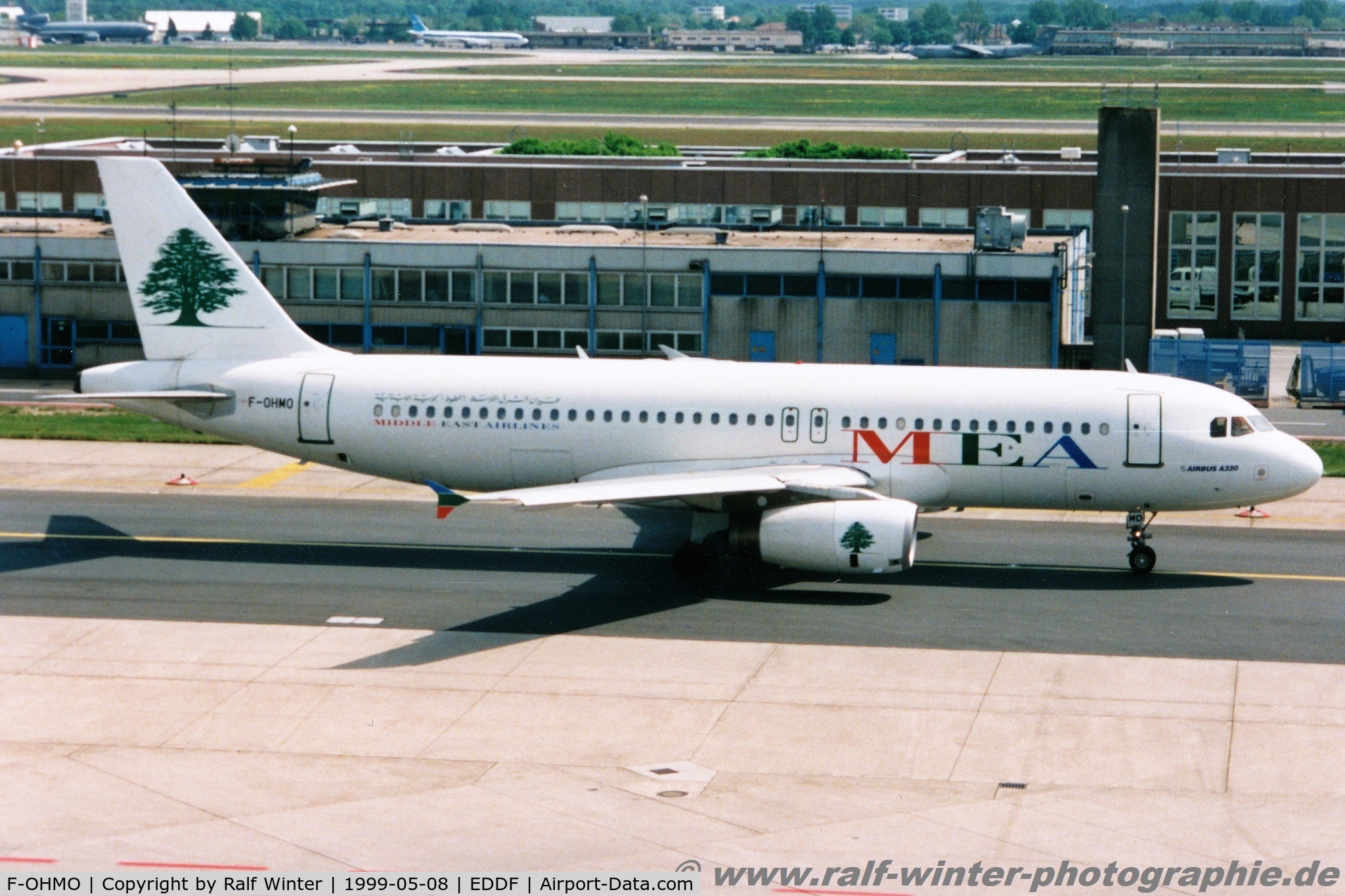 F-OHMO, 1997 Airbus A320-232 C/N 640, Airbus A320-232 - ME MEA Middle East Airlines - 640 - F-OHMO - 05.1999 - FRA