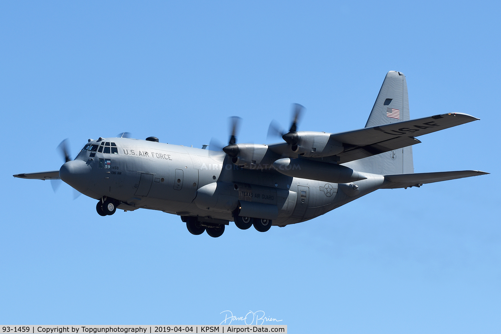 93-1459, 1993 Lockheed C-130H Hercules C/N 382-5464, REACH470