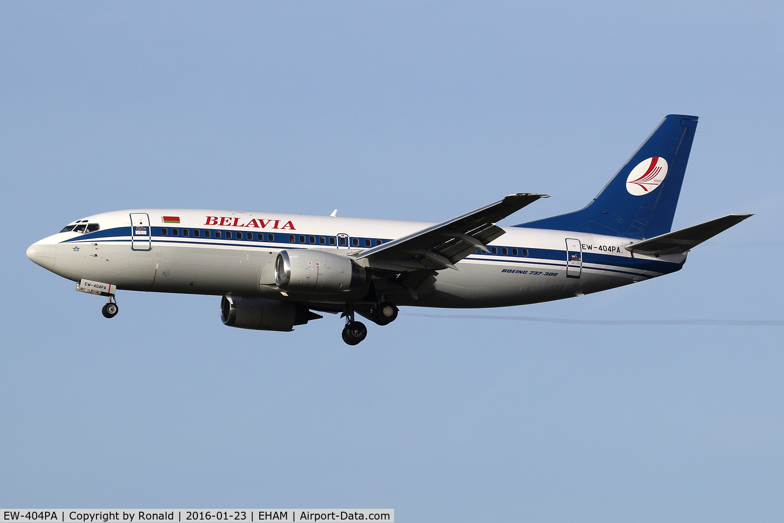 EW-404PA, 1992 Boeing 737-3L9 C/N 27061, at spl