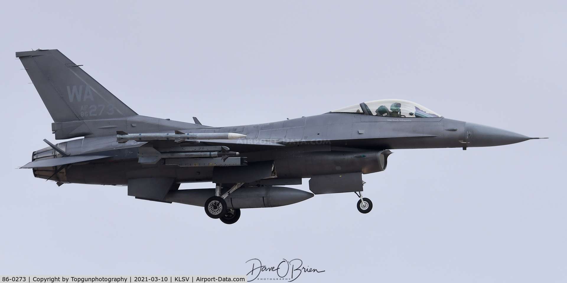 86-0273, 1986 General Dynamics F-16C Fighting Falcon C/N 5C-379, In the new Have Glass paint scheme.