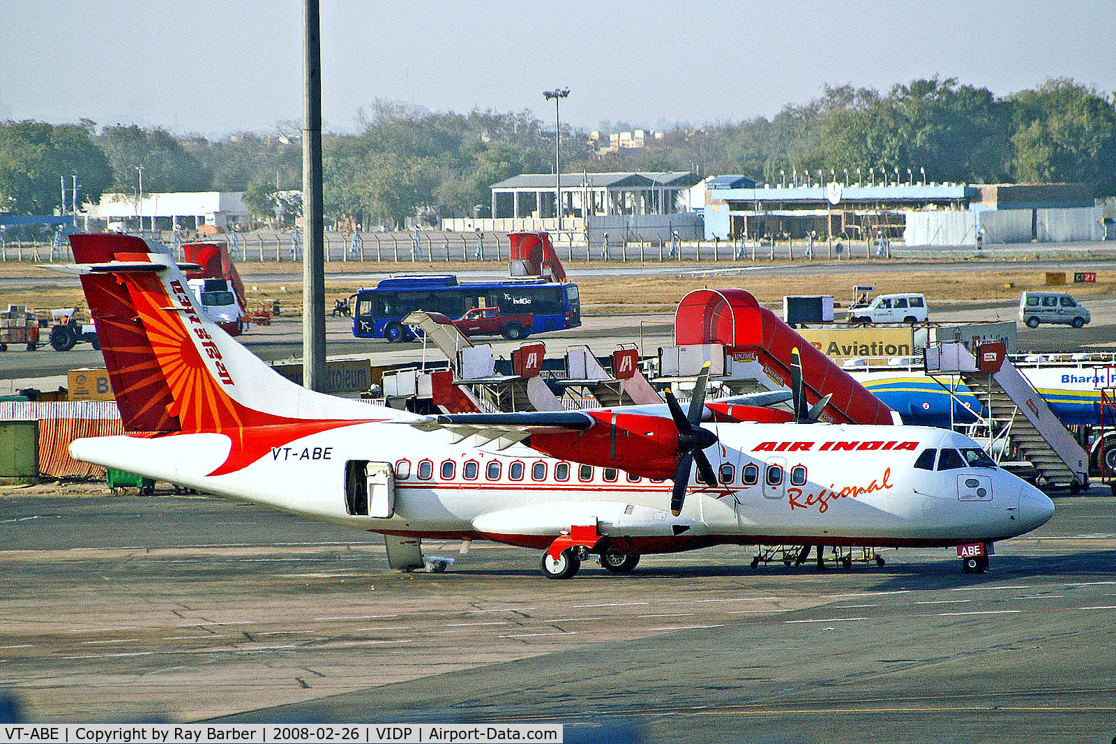 VT-ABE, 1992 ATR 42-320 C/N 333, VT-ABE   Aerospatiale ATR-42-320 [333] (Air India Regional) New Delhi-Indira Gandhi Int'l~VT 26/02/2008
