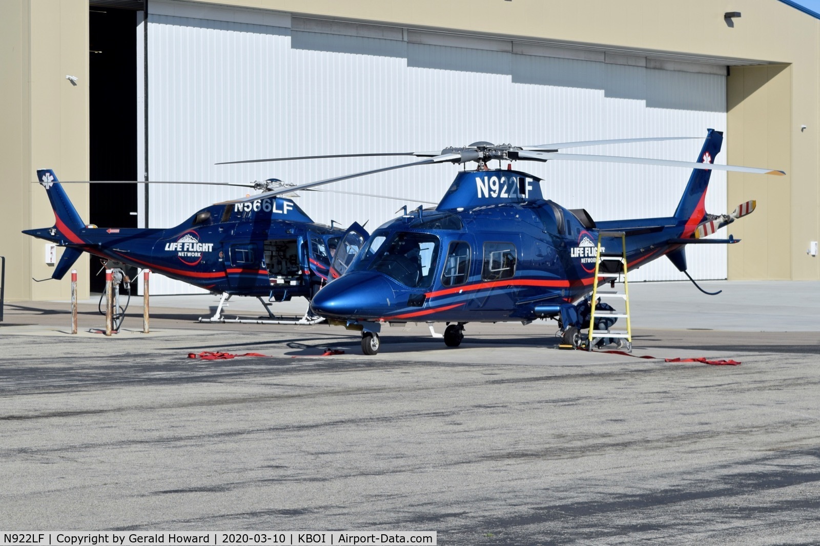 N922LF, 2019 AgustaWestland A109E C/N 11149, Life Flight Ramp.