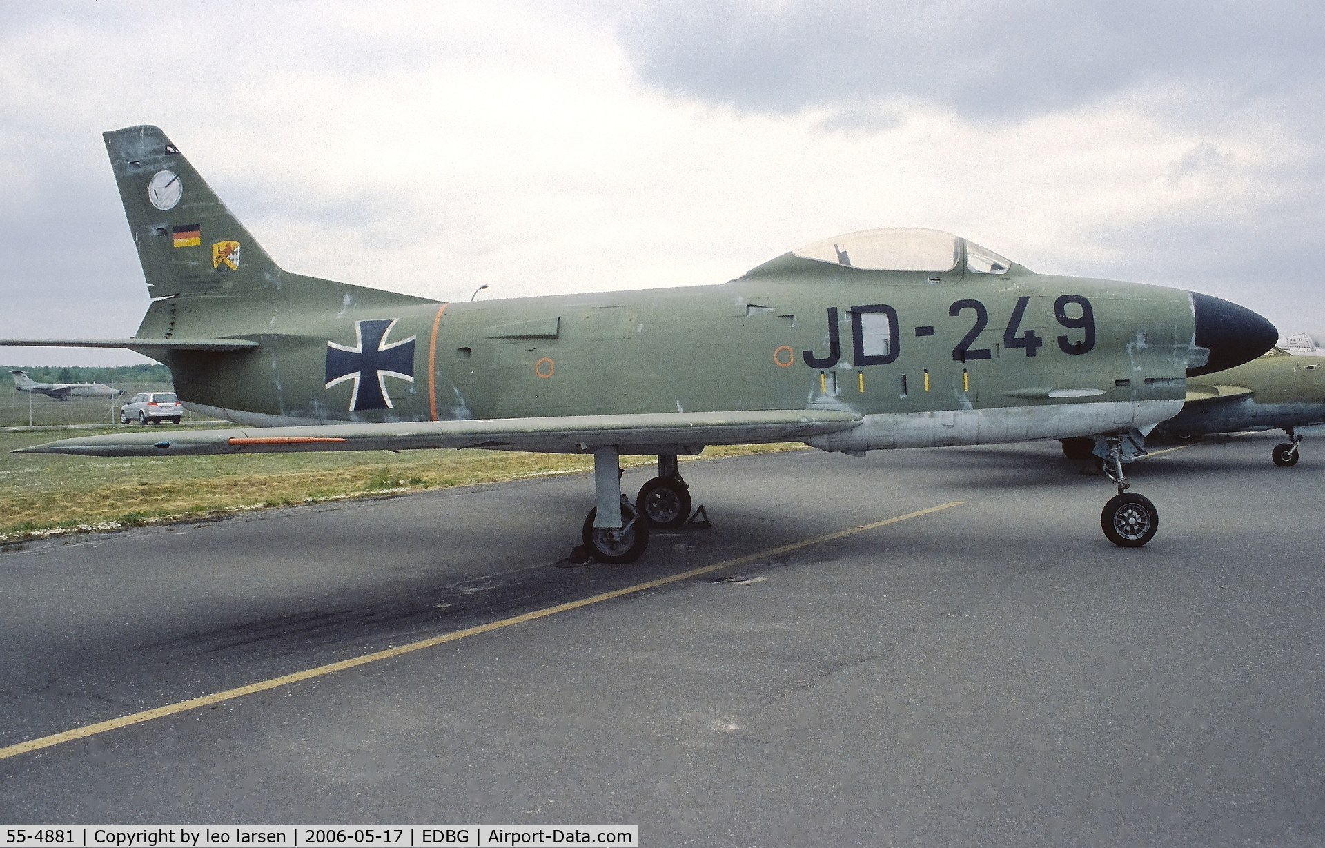 55-4881, 1955 North American F-86K Sabre C/N 232-121, Gatow Air Museum 17.5.2006