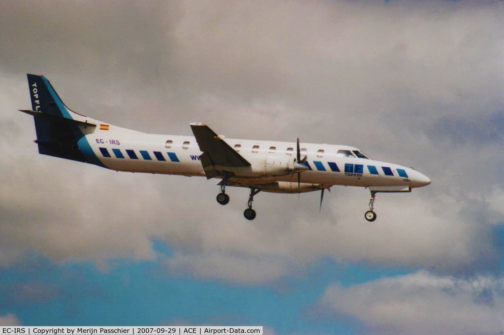 EC-IRS, 1991 Fairchild Swearingen SA-227BC Metro III C/N BC-786B, bought photo
