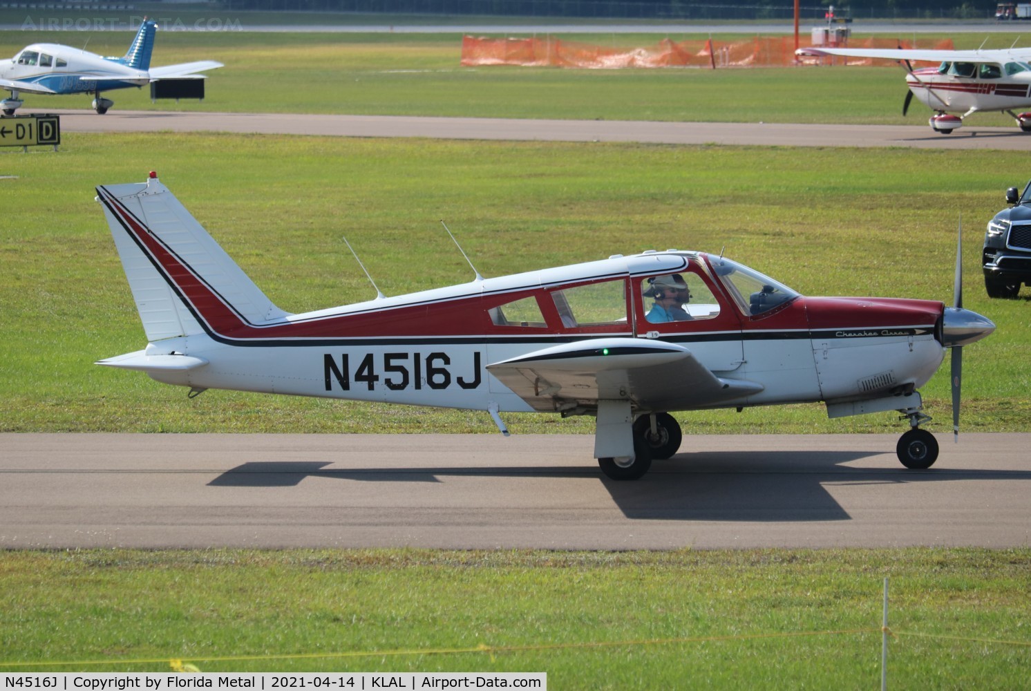 N4516J, 1968 Piper PA-28R-180 Cherokee Arrow C/N 28R-30373, Sun N Fun 2021