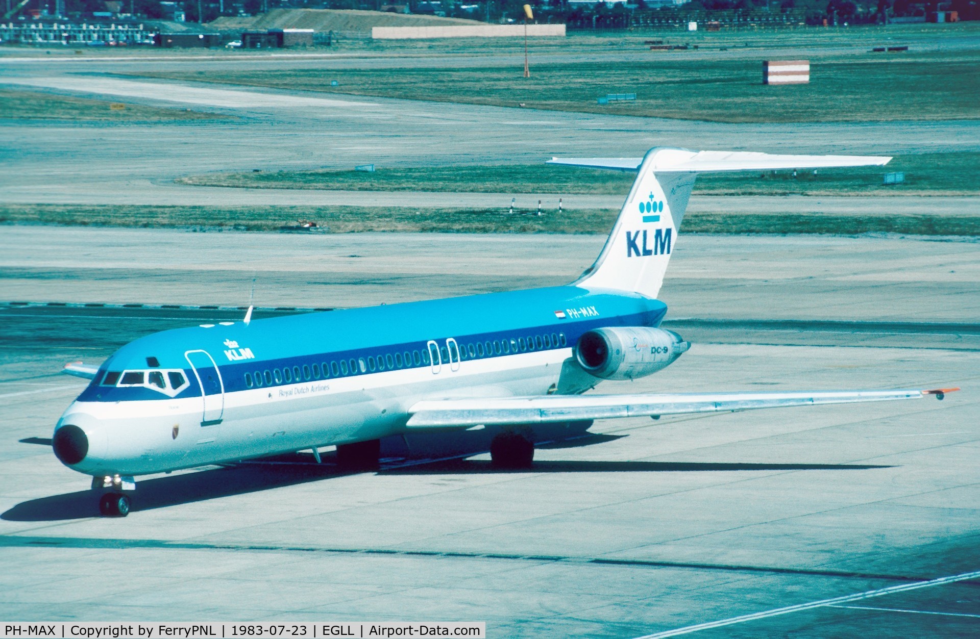 PH-MAX, 1971 Douglas DC-9-32 C/N 47514, KLM DC-9-32 arriving in LHR