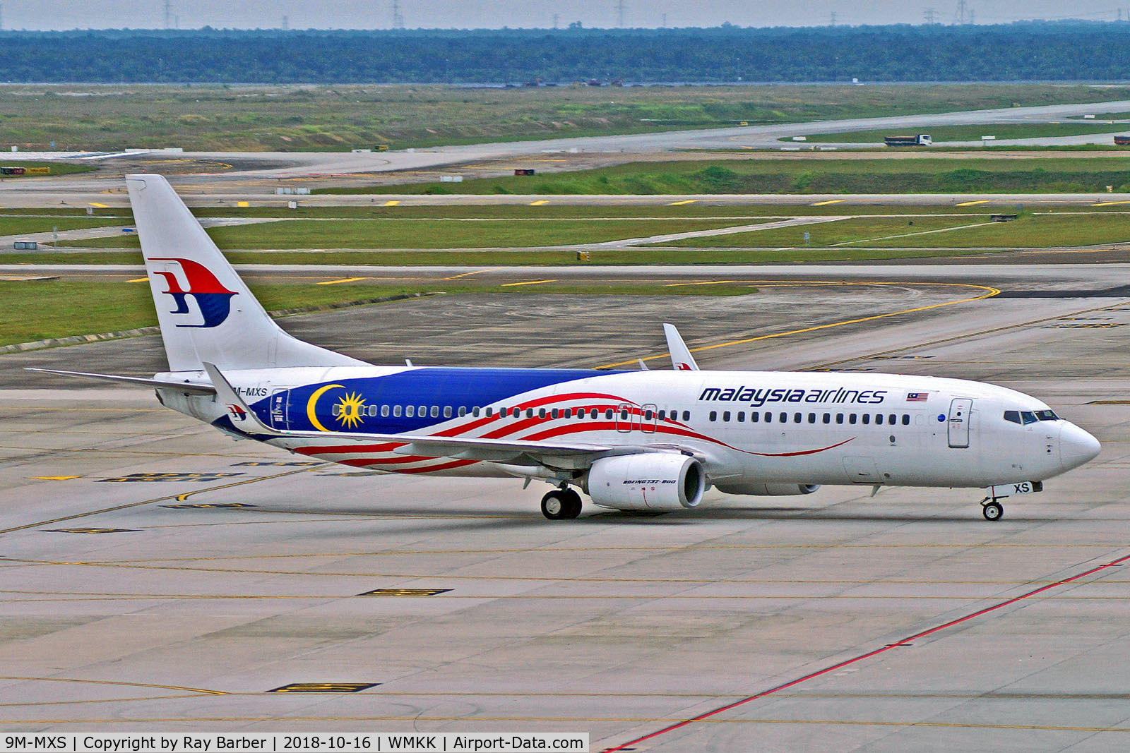 9M-MXS, 2014 Boeing 737-8H6 C/N 40156, 9M-MXS   Boeing 737-8H6 [40156] (Malaysia Airlines) Kuala Lumpur-Int'l (Sepang)~9M 16/10/2018