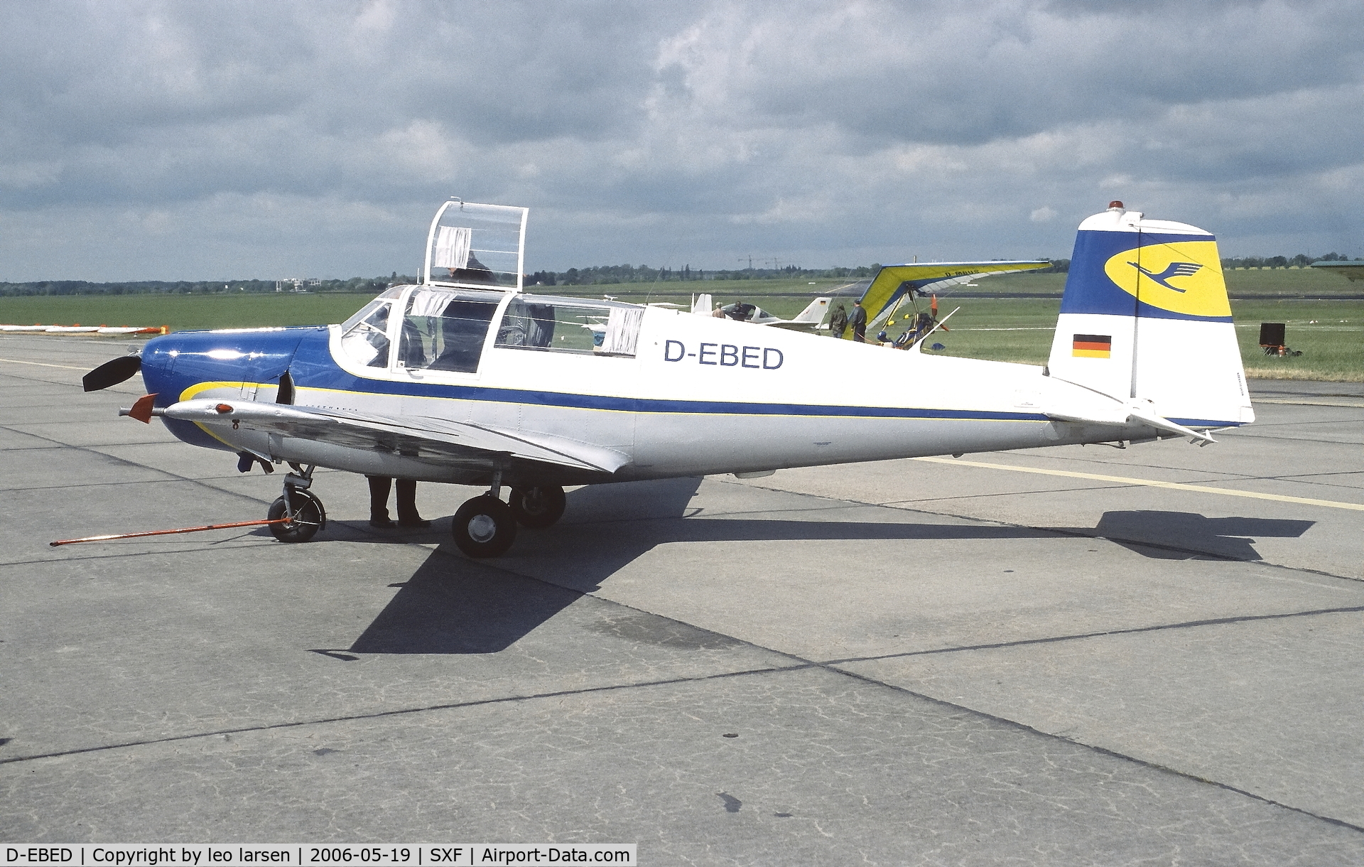 D-EBED, 1954 Saab 91B Safir C/N 91-291, Berlin ILA 19.5.2006