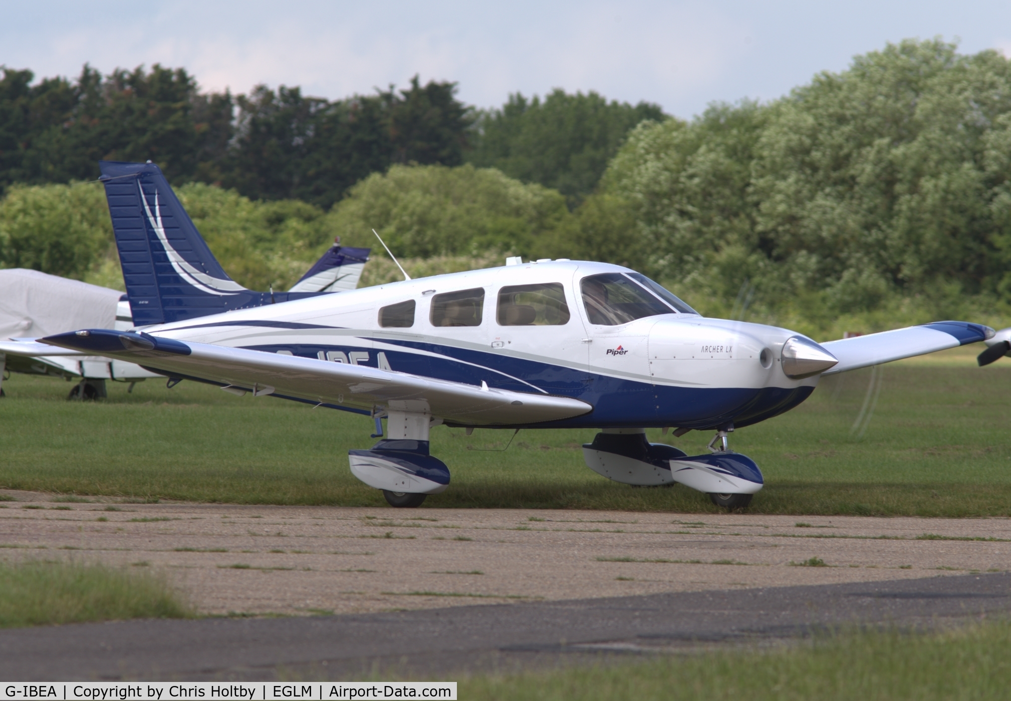 G-IBEA, Piper PA-28-181 Archer LX C/N 2881027, Landed at White Waltham smart new Archer LX