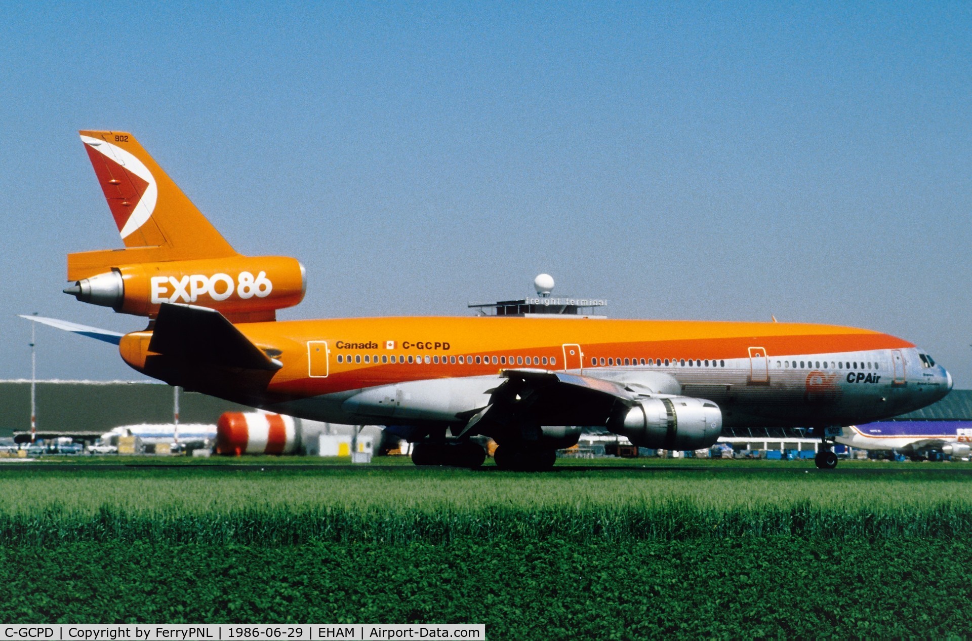 C-GCPD, 1979 McDonnell Douglas DC-10-30F C/N 46541, Landing of CP Air DC-10-30