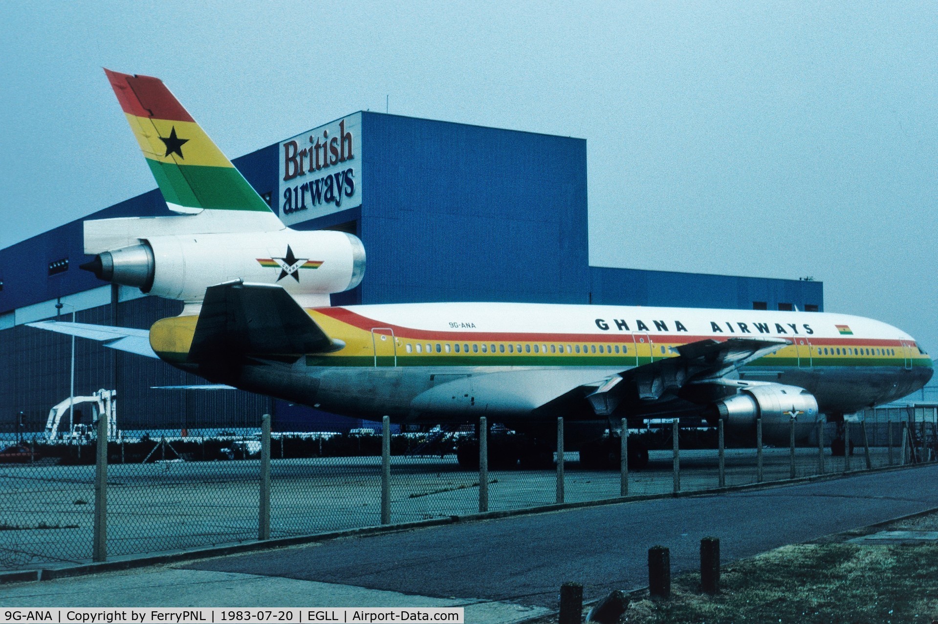 9G-ANA, 1983 McDonnell Douglas DC-10-30 C/N 48286, Ghana Airways DC-10-30