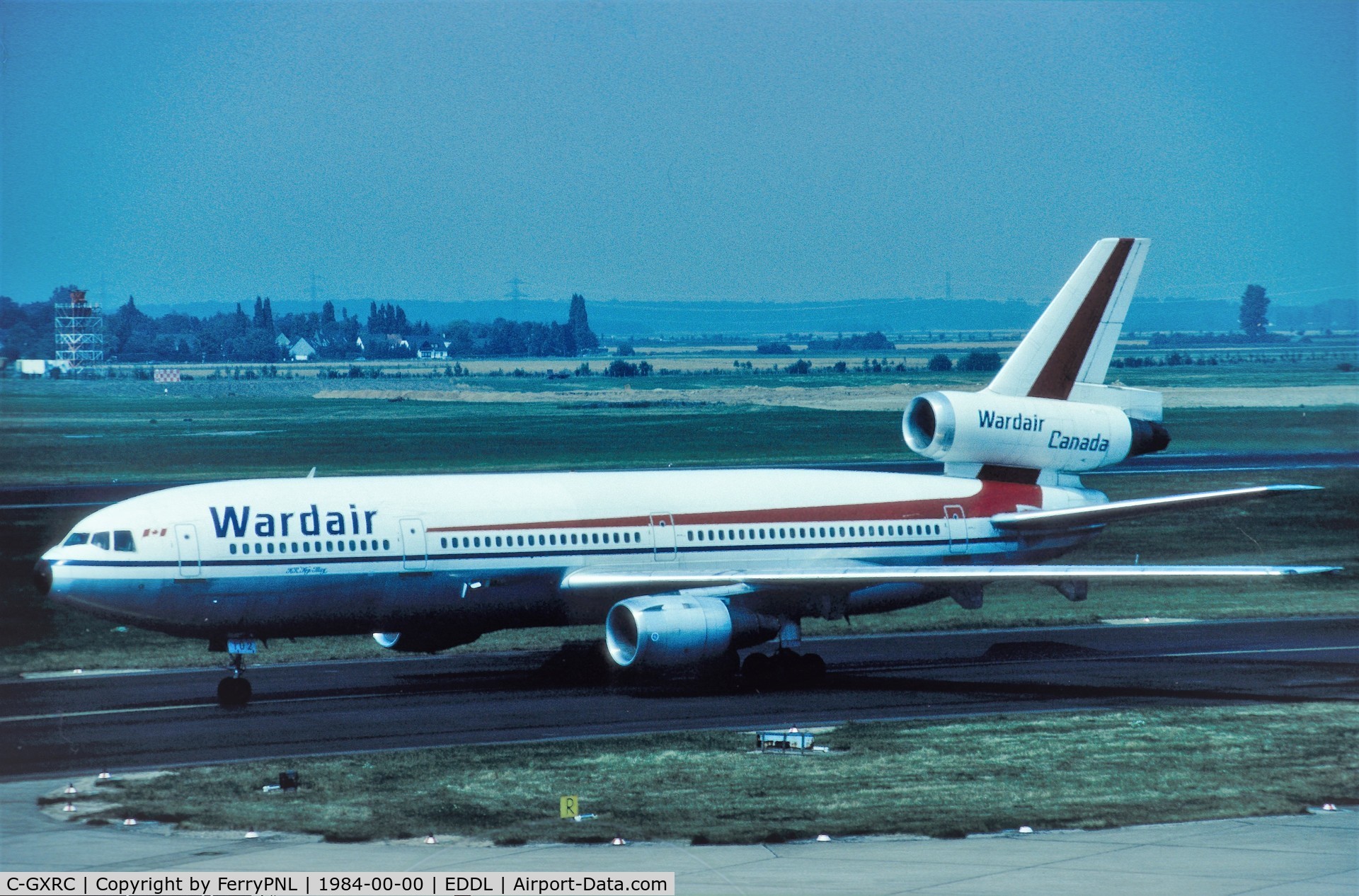 C-GXRC, 1978 McDonnell Douglas DC-10-30 C/N 46978, Wardair DC-10-30 taxiing