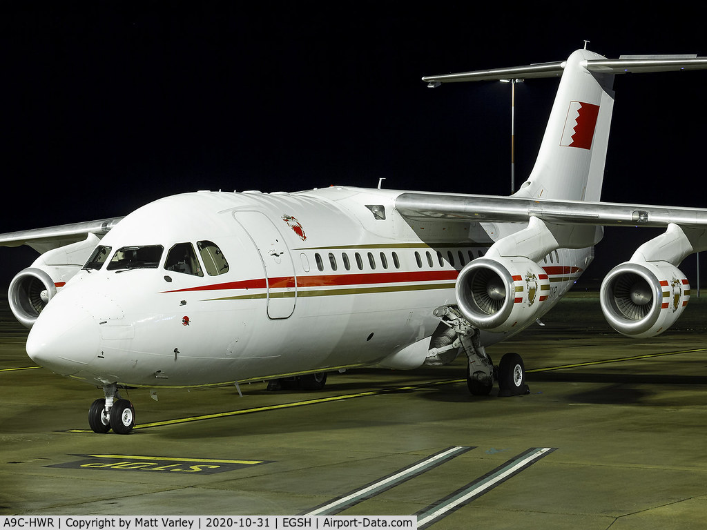 A9C-HWR, 1997 British Aerospace Avro 146-RJ85 C/N E.2306, RJ85