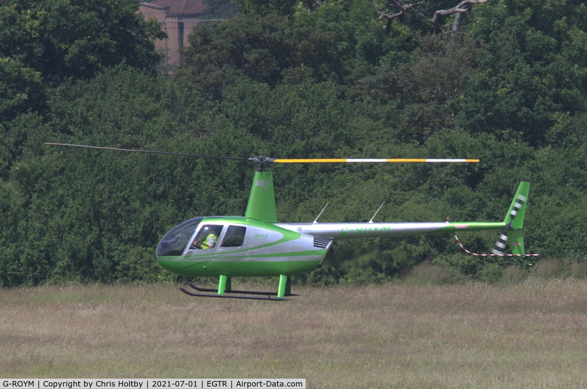 G-ROYM, 2008 Robinson R44 Raven II C/N 12295, Running pleasure trips at Elstree